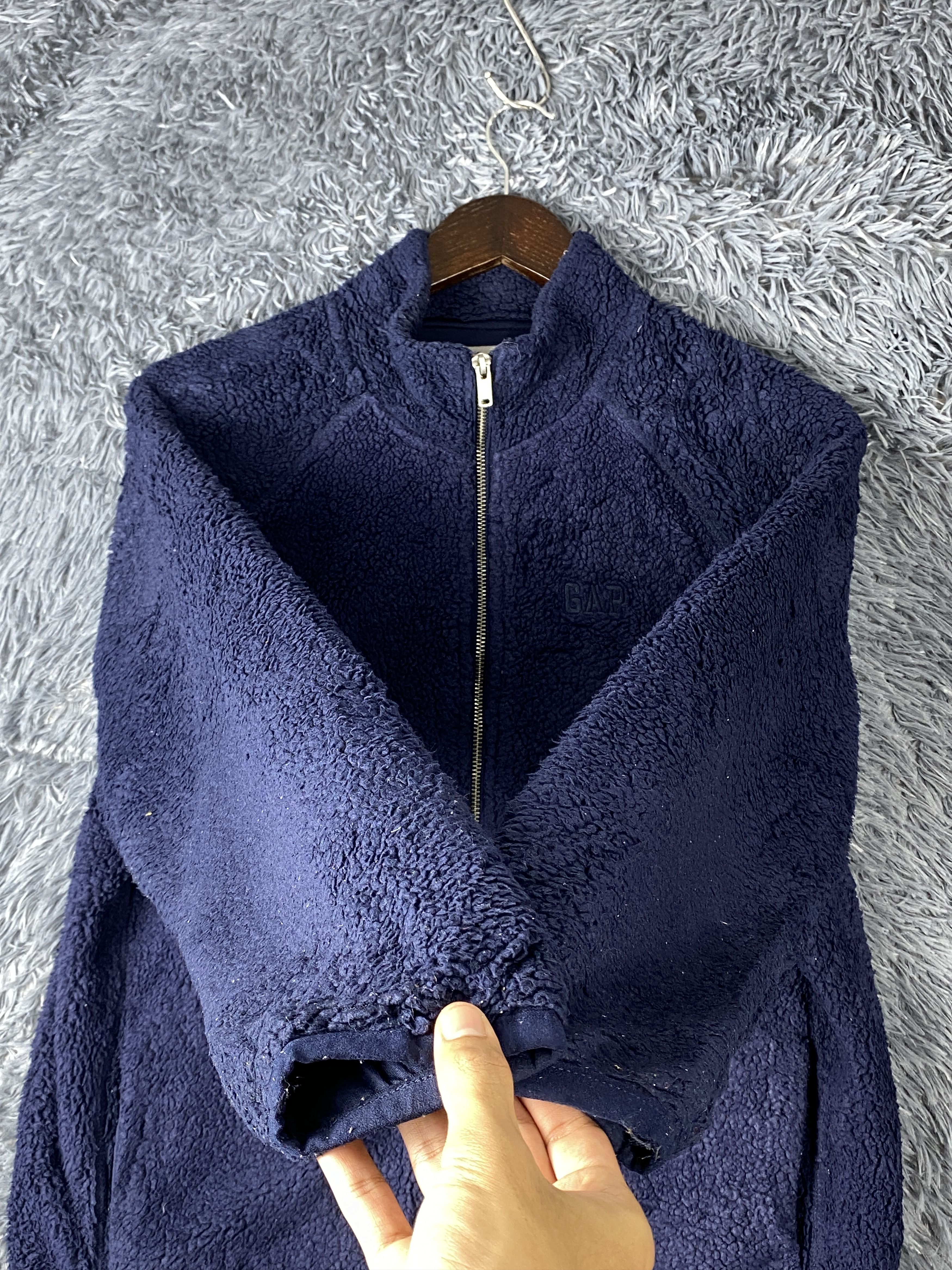 Gap × Vintage Vintage Gap Fleece Zip Up Jacket Size US M / EU 48-50 / 2 - 5 Thumbnail