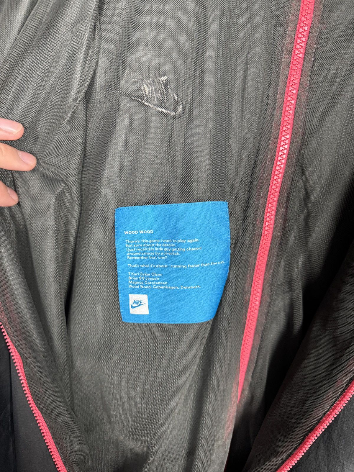 Nike Nike Wood Wood Double Zip Windrunner Jacket Vintage Size XL Size US XL / EU 56 / 4 - 8 Thumbnail