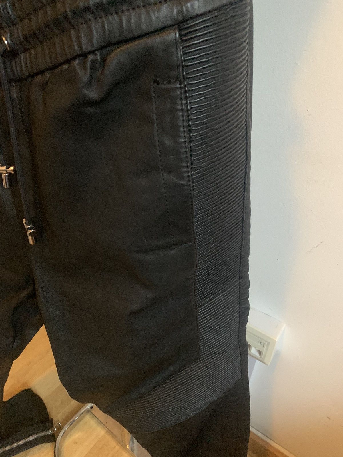 Balmain Leather pants for men BalmainxH&M Size US 34 / EU 50 - 6 Thumbnail