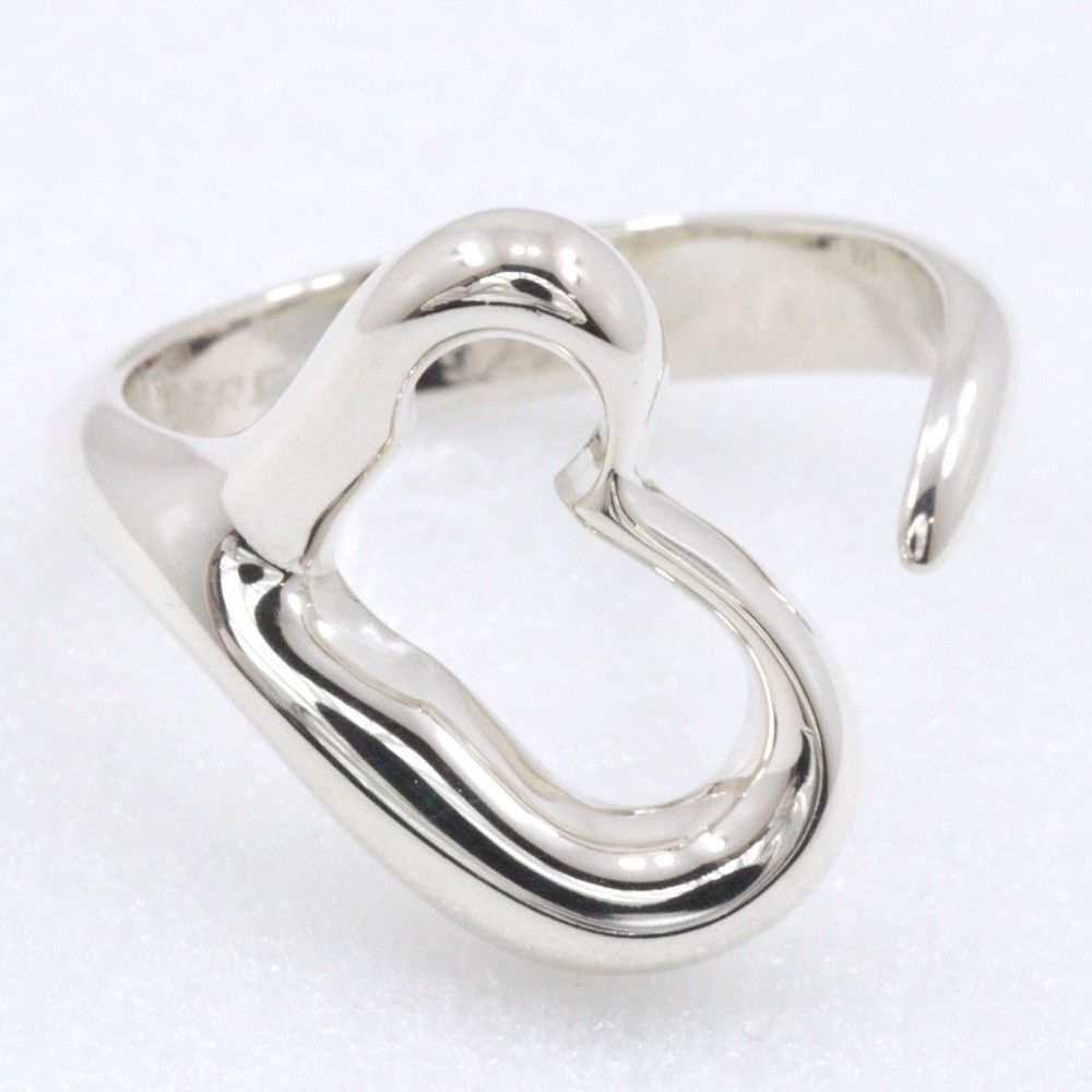 Tiffany & Co. Tiffany & Co. Elsa Peretti Open Heart Ring Silver 925 Size ONE SIZE - 1 Thumbnail