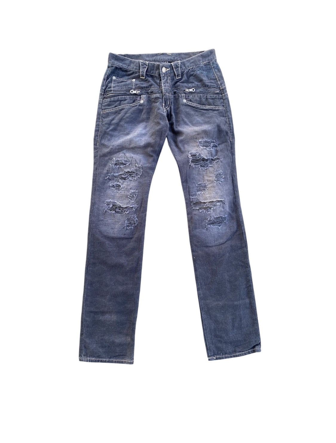 PPFM 🔥 Distressed 🔥 PPFM Distressed Jeans - Rare Design Size US 30 / EU 46 - 2 Thumbnail
