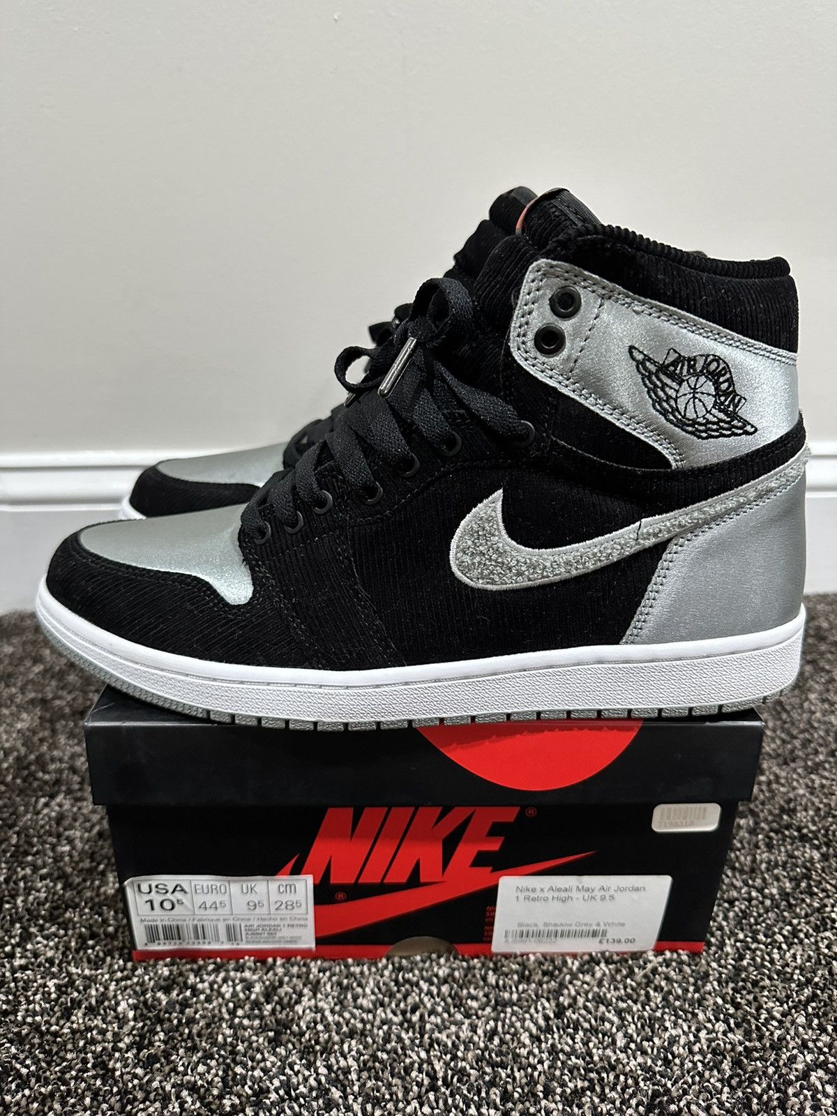 Jordan Brand Jordan Brand x Aleali May Retro 1 Nike Air OG High Sneaker Size US 10.5 / EU 43-44 - 2 Thumbnail