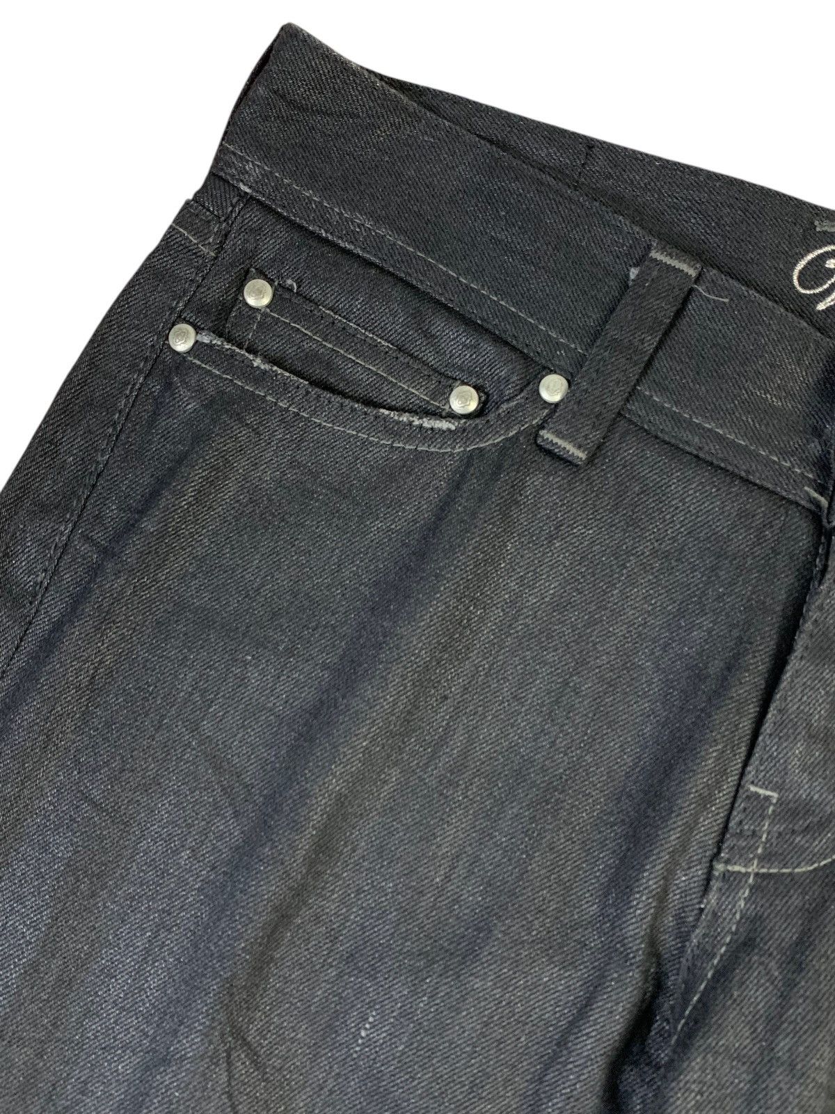 Vanquish Y2K 2000’s Vanquish Gold Japan Black Flare denim Size US 28 / EU 44 - 3 Thumbnail