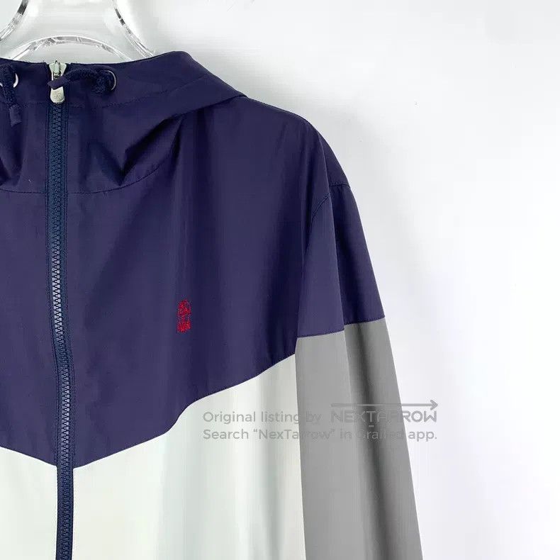 Brunello Cucinelli Brunello Cucinelli Color Blocked Nylon Hooded Zip Long Sle Size US M / EU 48-50 / 2 - 3 Thumbnail