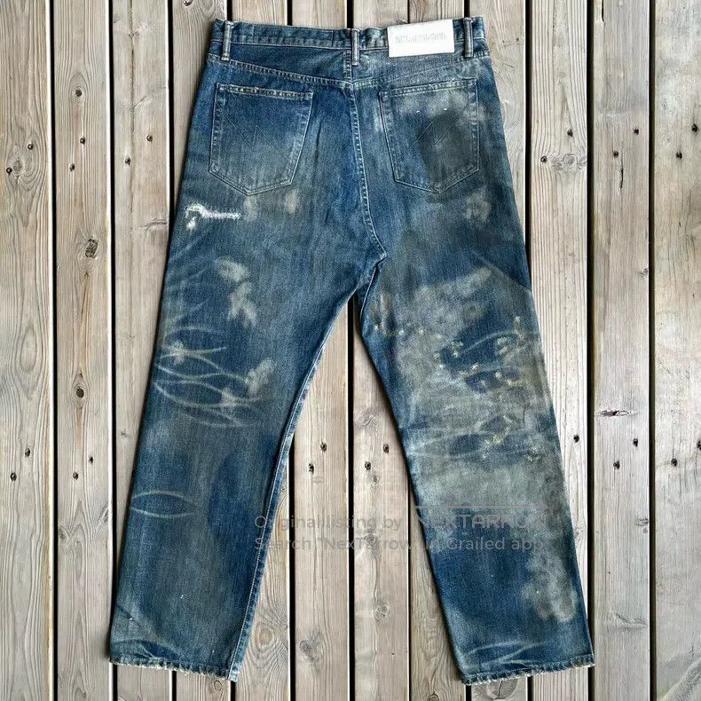 Neighborhood Neighborhood size L Splatter Mud Dye King Ripped Patched D Size US 27 - 2 Thumbnail