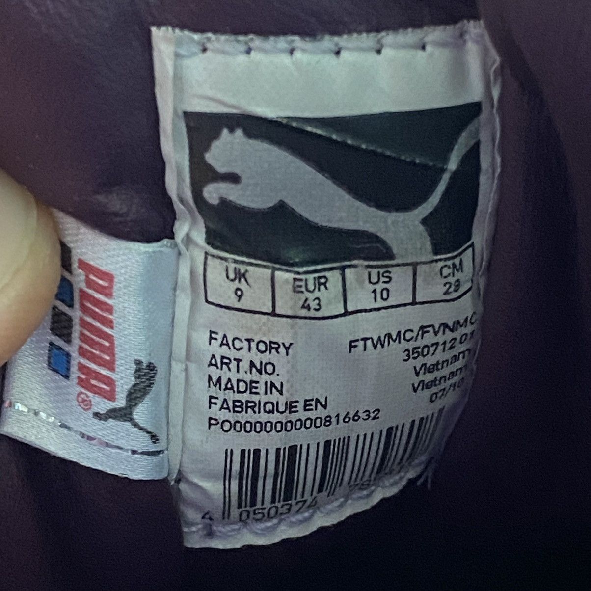 Puma Archive Puma Mihara Yasuhiro Purple Sneakers Y2K Size US 10 / EU 43 - 7 Thumbnail