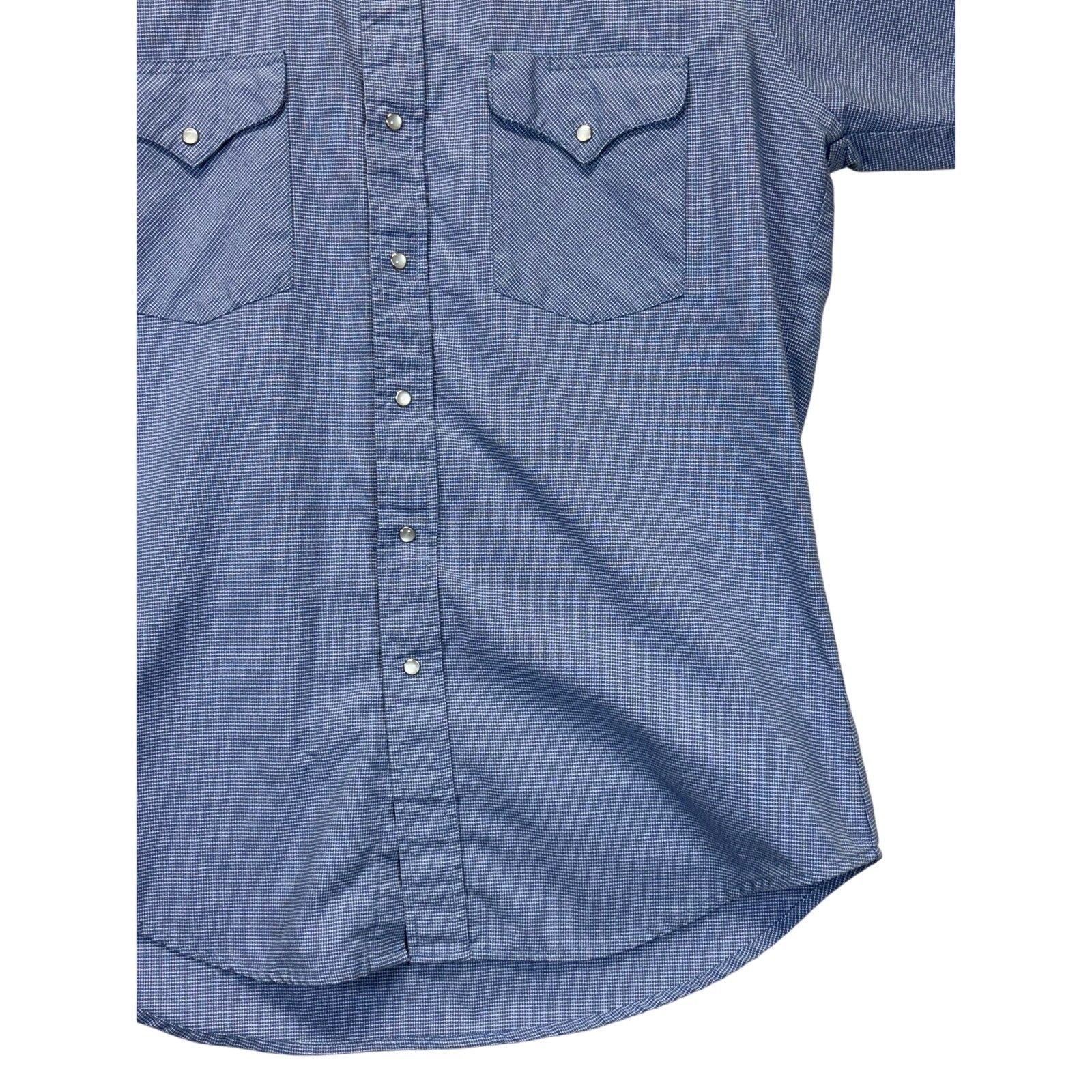Ruddock Shirts Ruddock Women's Western Pearl Snap Shirt Blue Size M Size M / US 6-8 / IT 42-44 - 10 Thumbnail