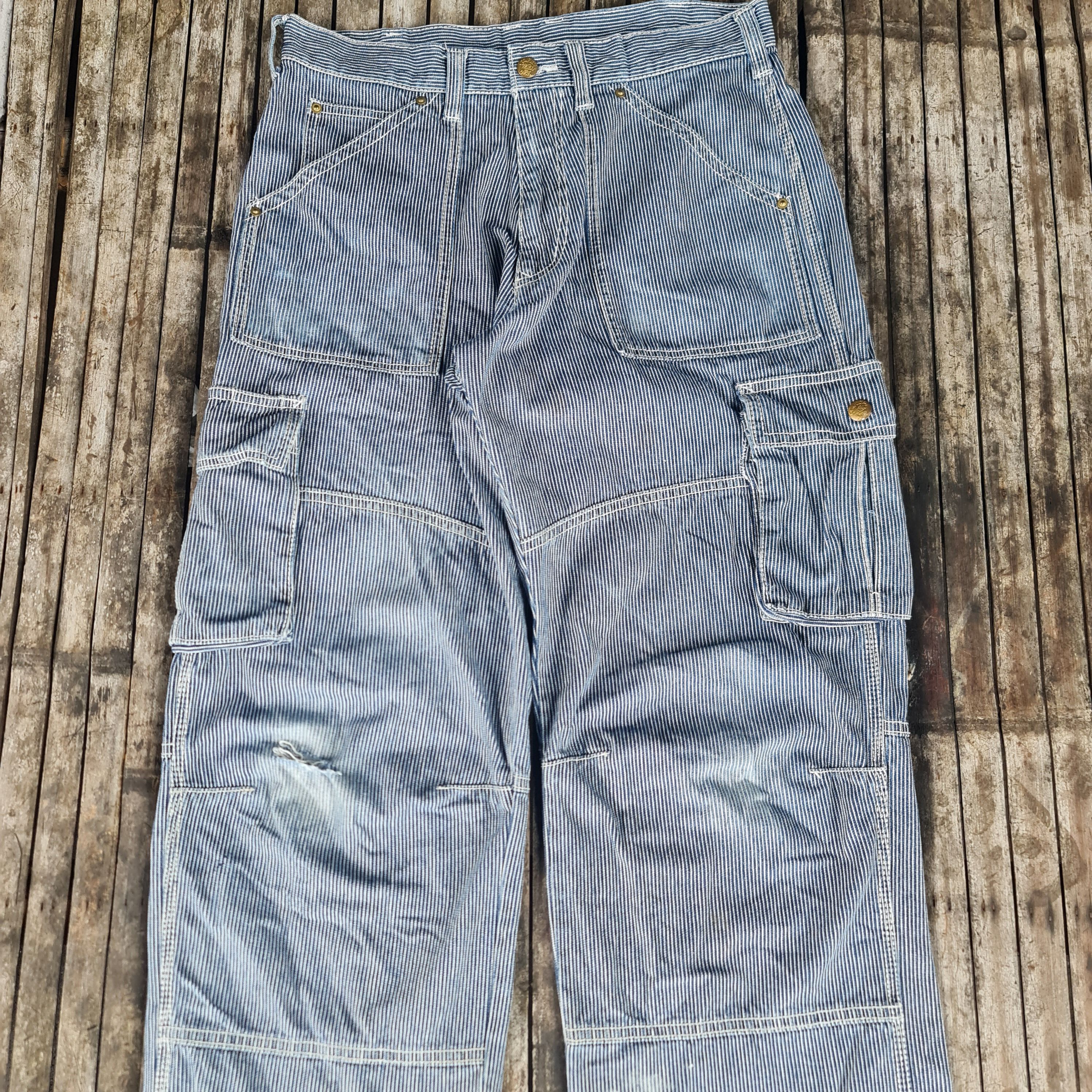 Vintage Vintage Hickory Dogman Baggy Pant j0002 Size US 32 / EU 48 - 3 Thumbnail
