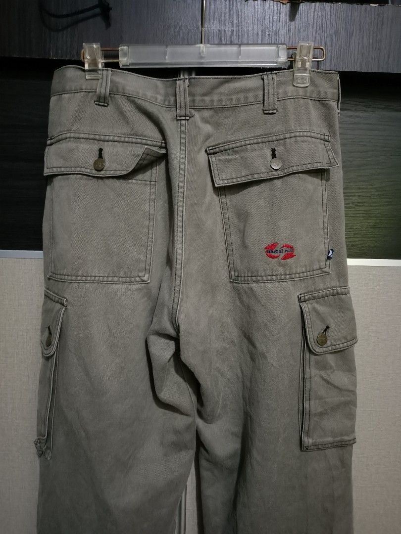 Designer × Vintage Vintage barrell roll street clothing cargo baggy pants Size US 32 / EU 48 - 4 Thumbnail