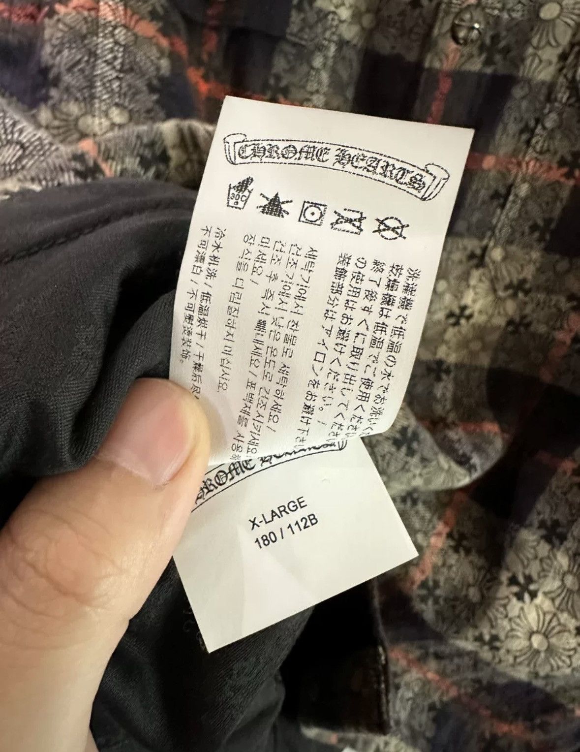 Chrome Hearts Chrome hearts checked cotton jacket Size US XL / EU 56 / 4 - 4 Thumbnail