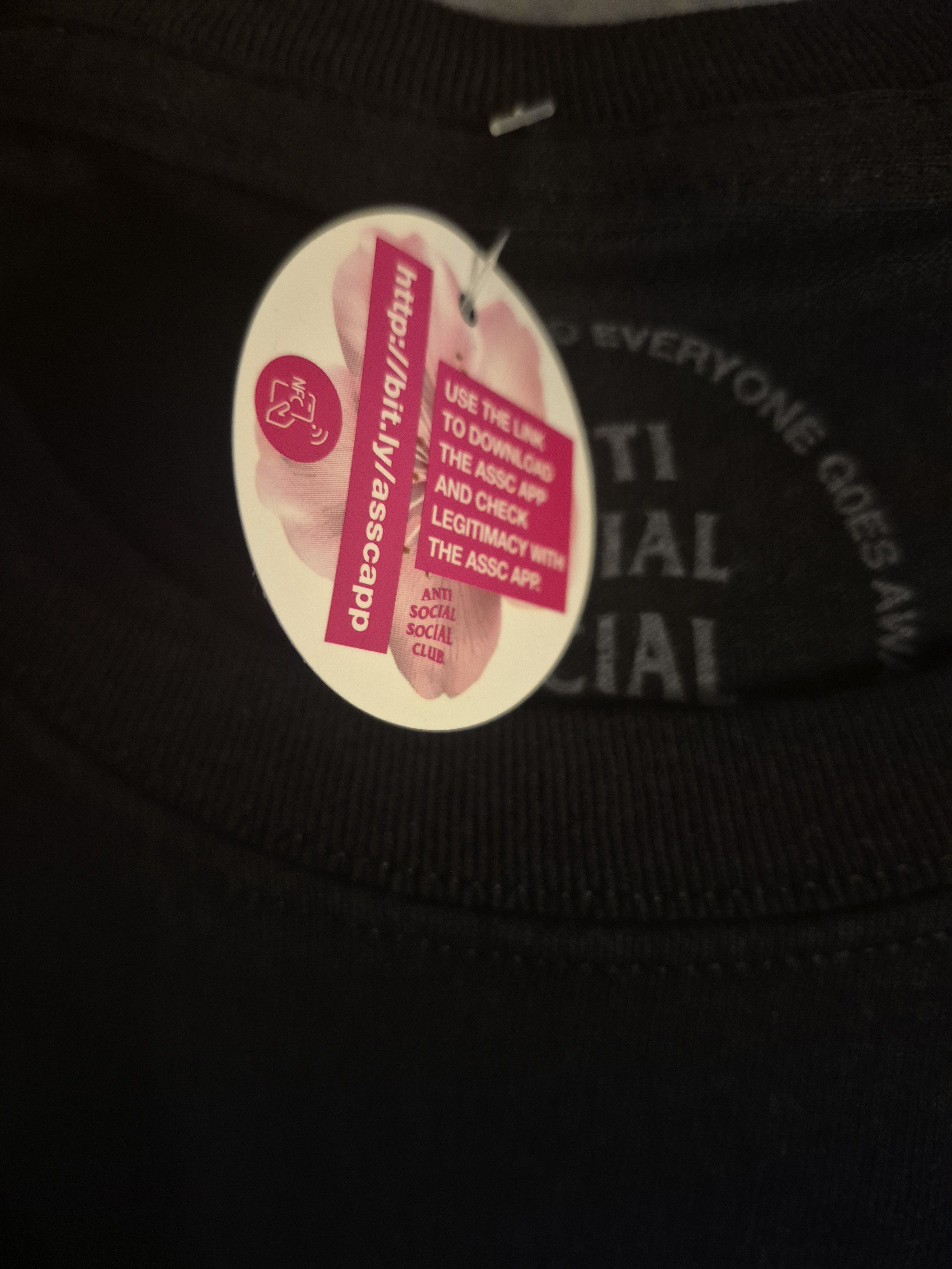 Anti Social Social Club Anti Social Social Club Black Tee Size Medium Size US M / EU 48-50 / 2 - 4 Thumbnail