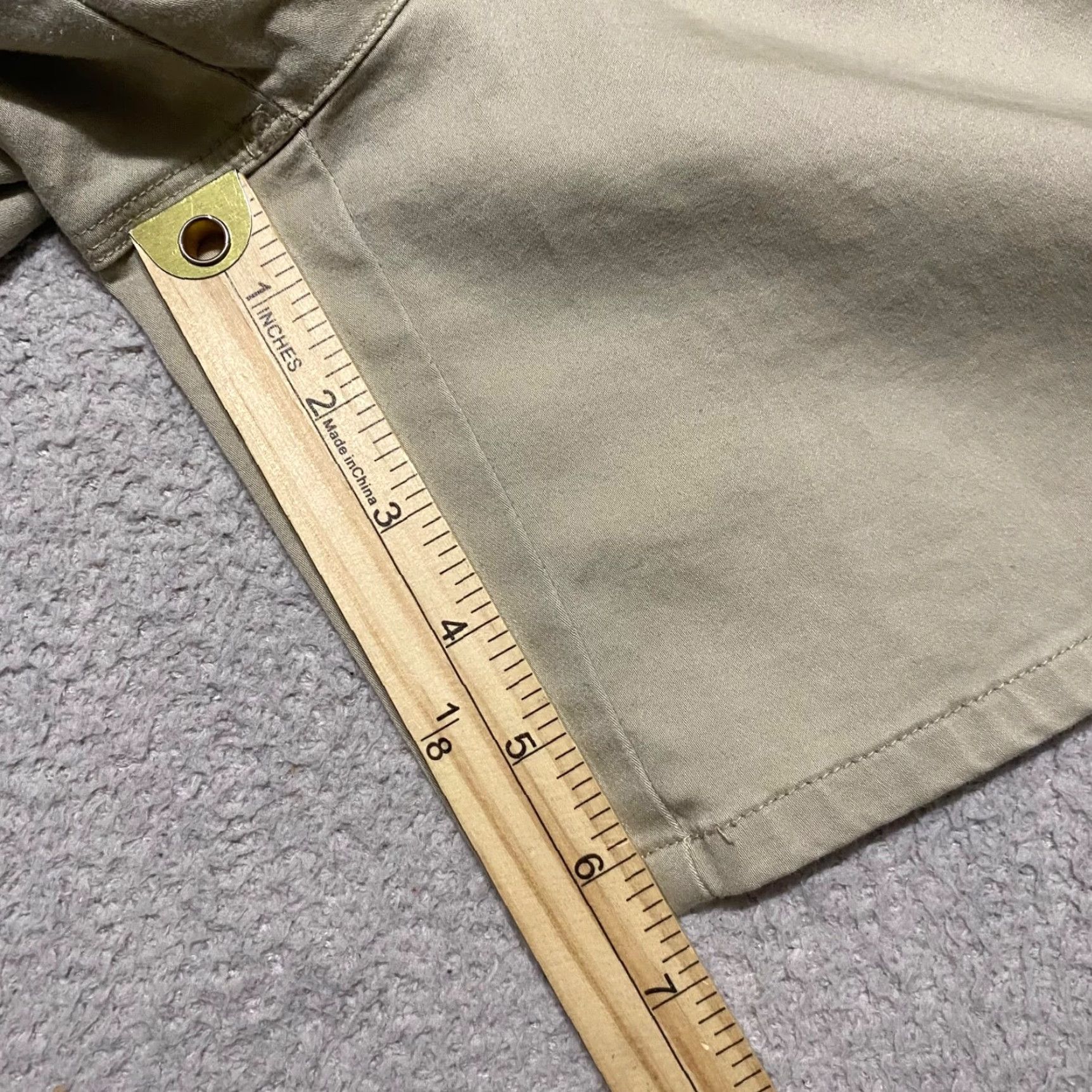 Talbots Talbots Womens Bermuda Shorts Beige Inseam 6" High Rise Walking Beach Outdoor Casual夏? Size 30" / US 8 / IT 44 - 3 Thumbnail