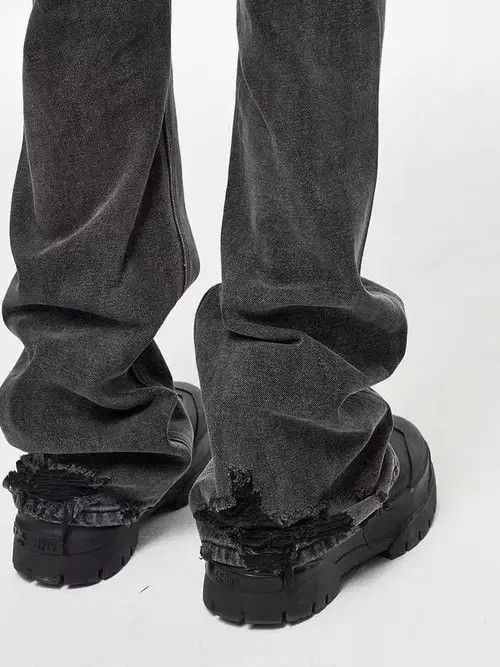 VIBE High street vintage style washed bootcut jeans Size US 34 / EU 50 - 6 Thumbnail