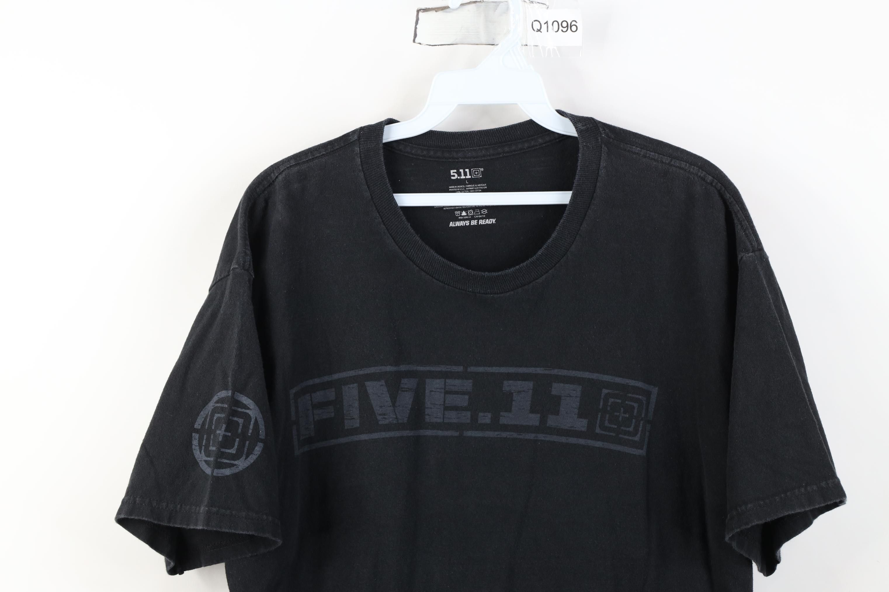 Vintage 5.11 Tactical Series Spell Out Stencil Short Sleeve T-Shirt Size US L / EU 52-54 / 3 - 2 Thumbnail