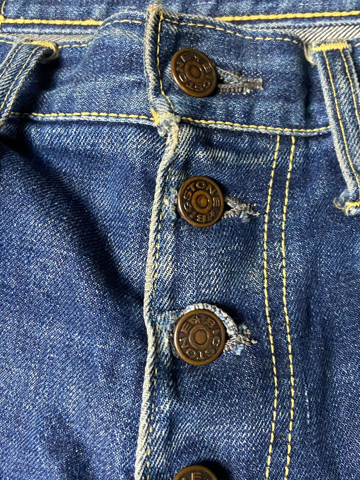 Japanese Brand Vintage Big Stone Boot Cut Jeans (164) Size 29" - 8 Thumbnail