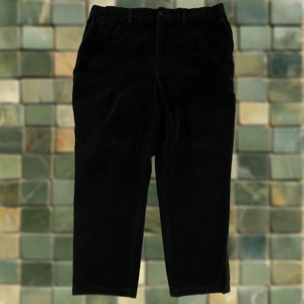 Polo Ralph Lauren Polo Ralph Lauren Corduroy Pants Black Mens 40x32 Inseam 29 Regular Casual Pants Corduroy Men 40 Black Mens Size US L / EU 52-54 / 3 - 1 Thumbnail