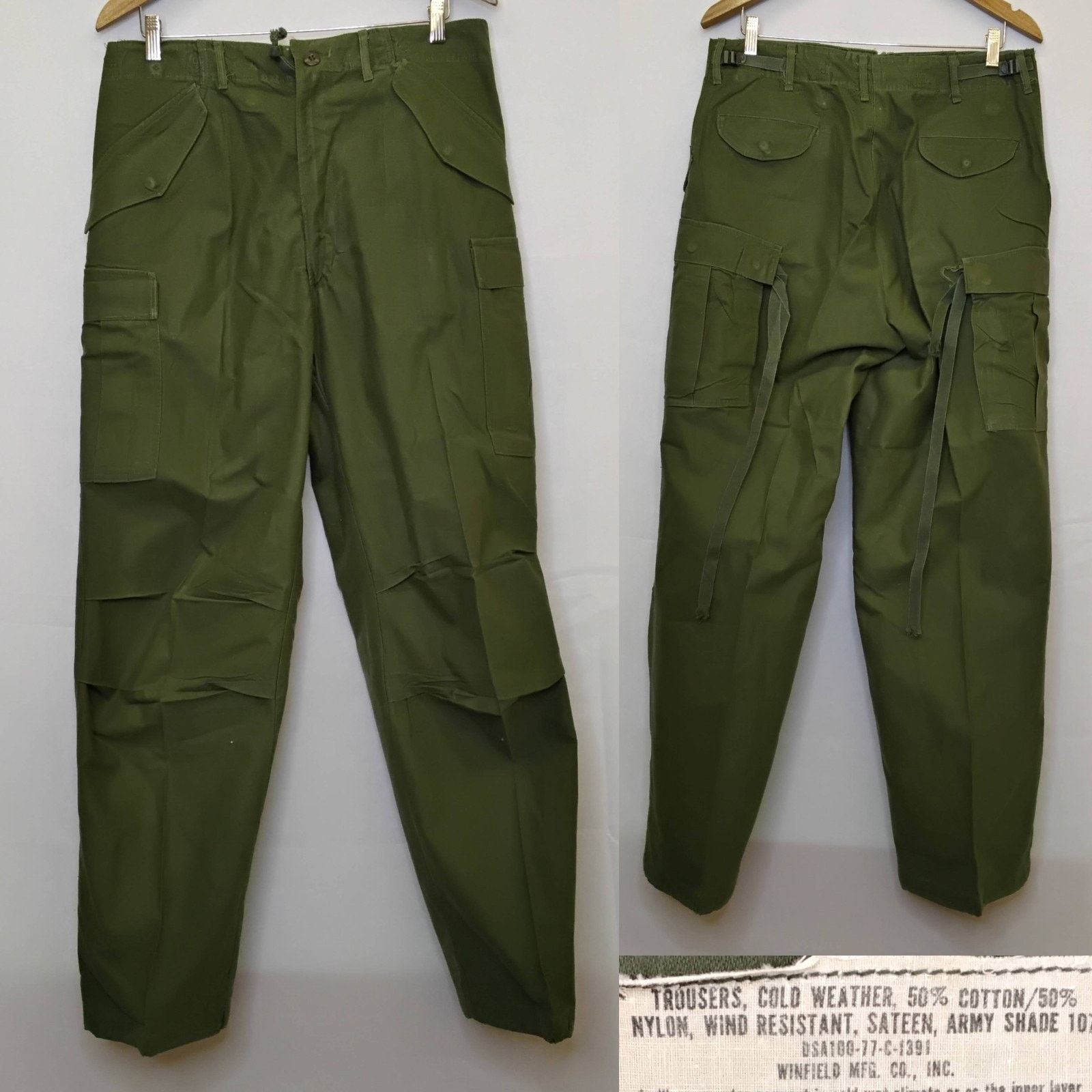 Other US Army Cold Weather 107 Shade Pants Men's M (35"x32") Green Size US 34 / EU 50 - 1 Thumbnail