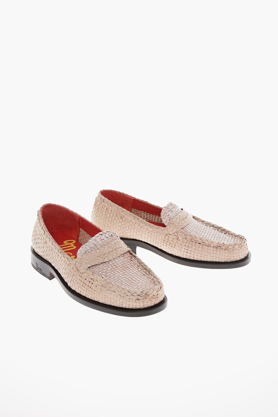 Marni o1y0225 Leather Loafers in Beige Size US 8 / EU 41 - 4 Thumbnail
