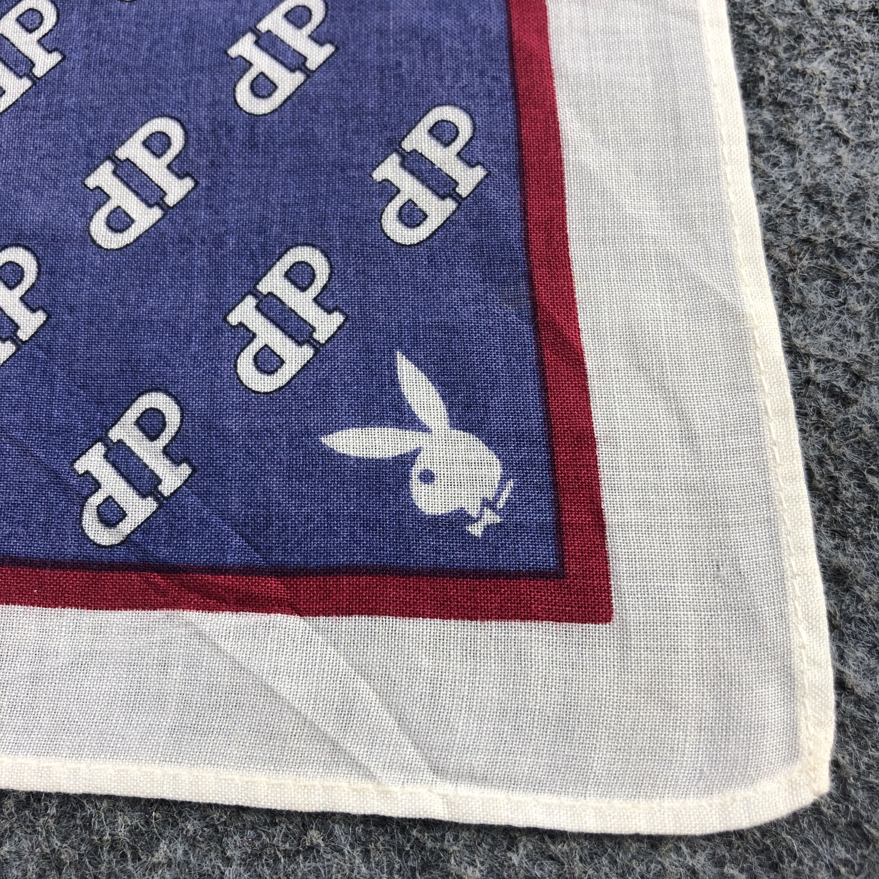 Playboy × Vintage Playboy Handkerchief Neckerchief Bandana H2639 Size ONE SIZE - 3 Thumbnail