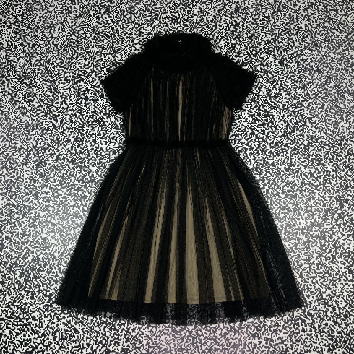 Dolce & Gabbana Dolce Gabbana Silk Sheer Tulle Dress Nude Lining Luxury Rare Size S / US 4 / IT 40 - 4 Thumbnail