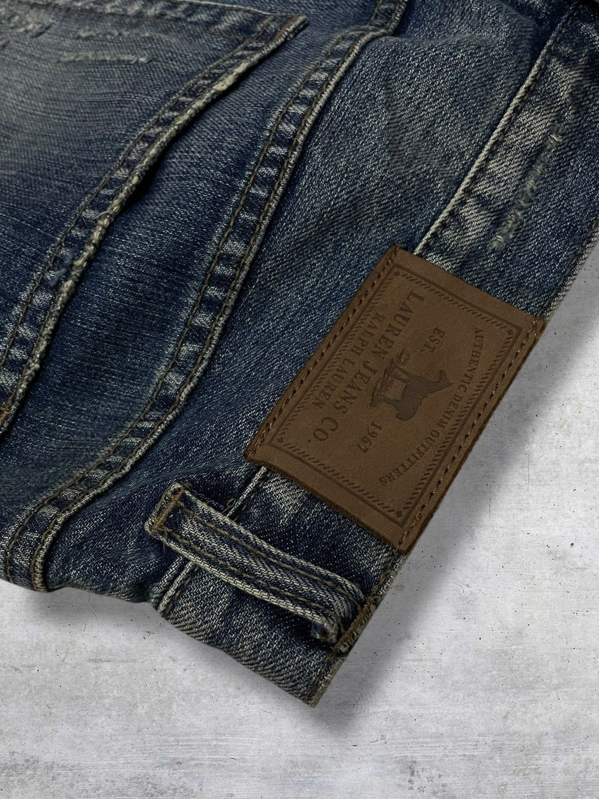Ralph Lauren RALPH LAUREN 1990S DESIGNER FLARE PATCHWORK 0G STREET DENIM Size US 32 / EU 48 - 13 Thumbnail