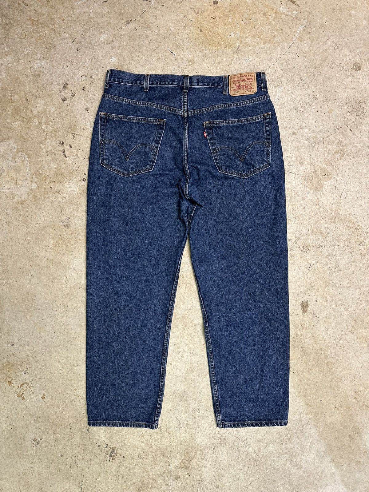 Levi's × Vintage Vintage Men’s Jeans Pants Levi’s 550 USA Size US 38 / EU 54 - 2 Thumbnail