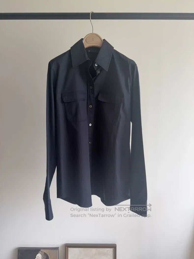 The row size 0 Classic Black Shirt