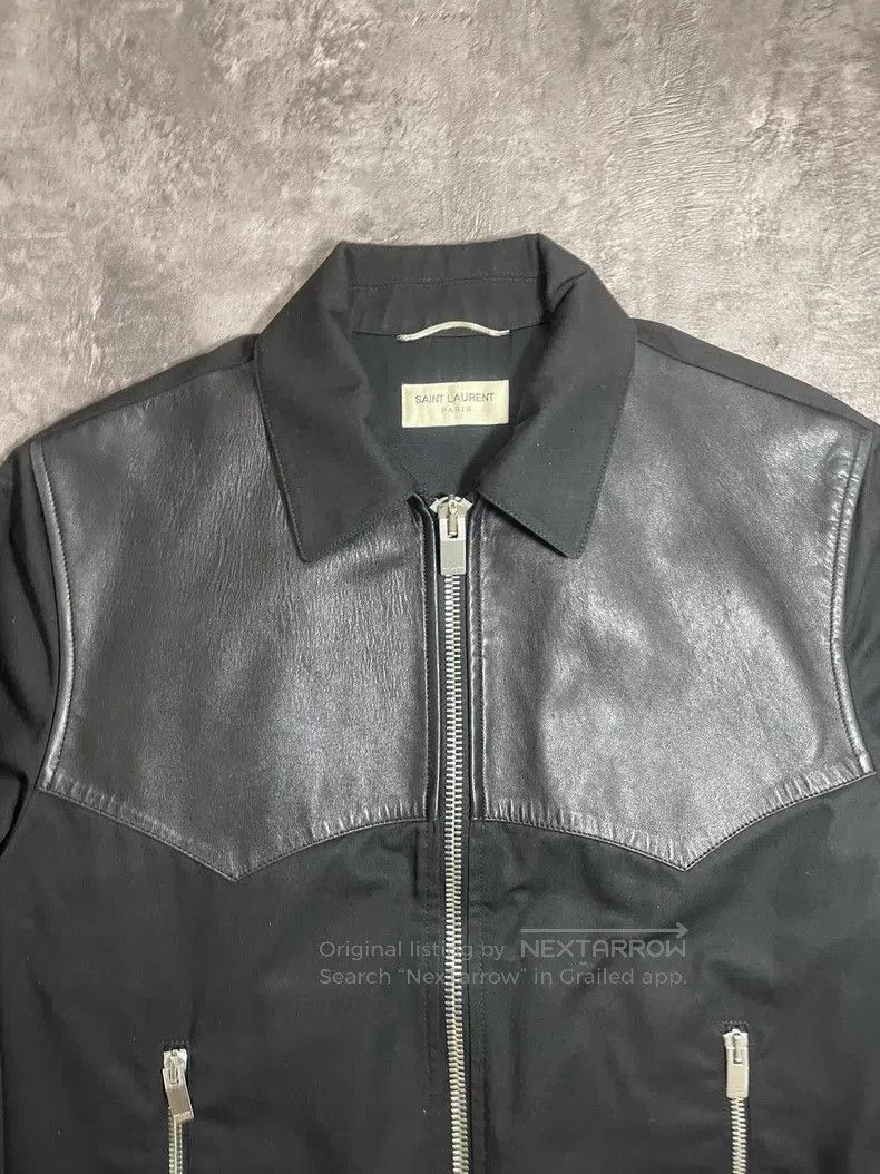Saint Laurent Paris Saint Laurent Paris Shearling Patchwork Double Zip Pocket Size US S / EU 44-46 / 1 - 3 Thumbnail