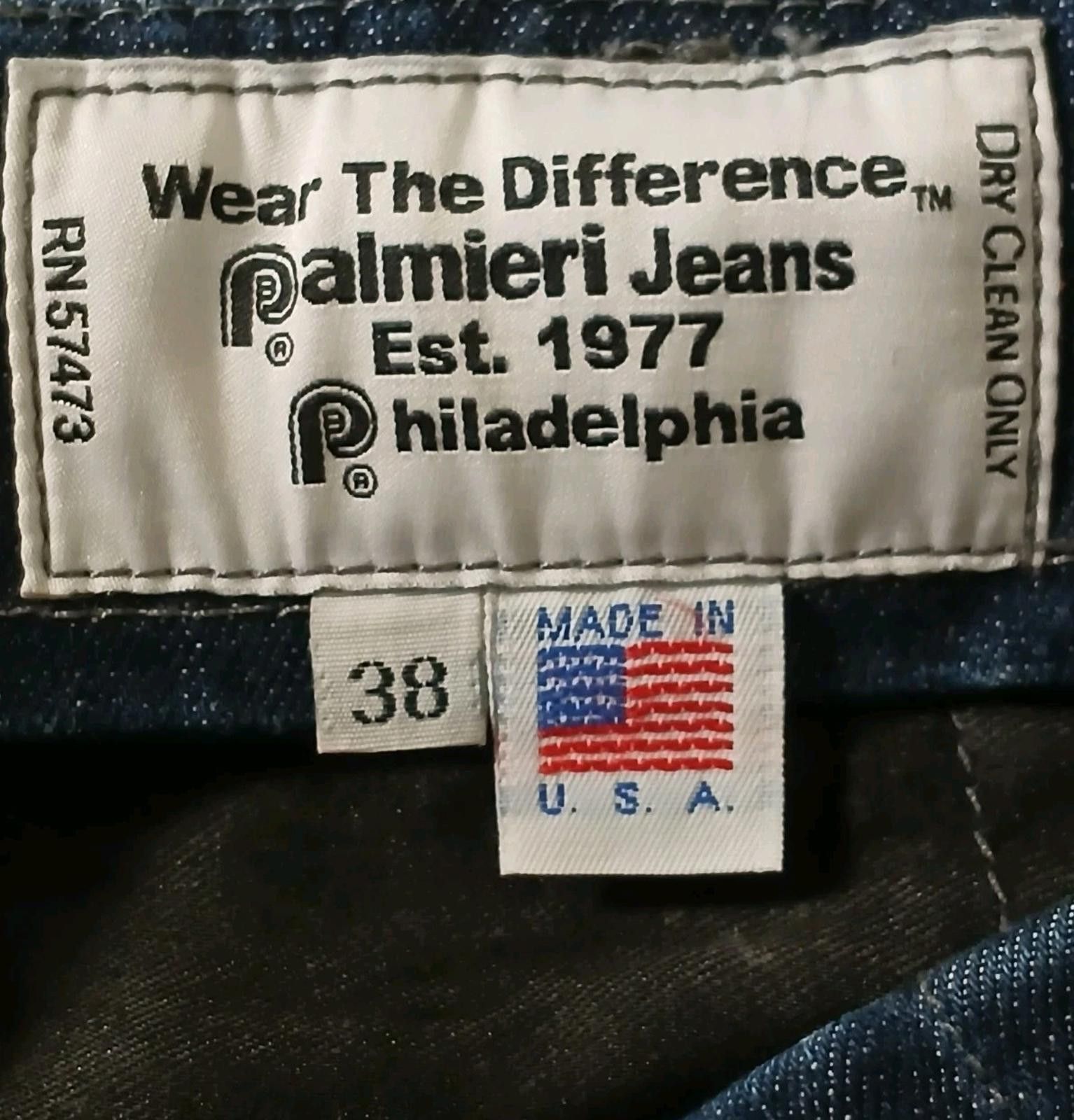 Palmer Trading Company 70's Palmieri 36x30 Dark Wash Denim Blue Jeans USA vintage Size US 36 / EU 52 - 4 Thumbnail