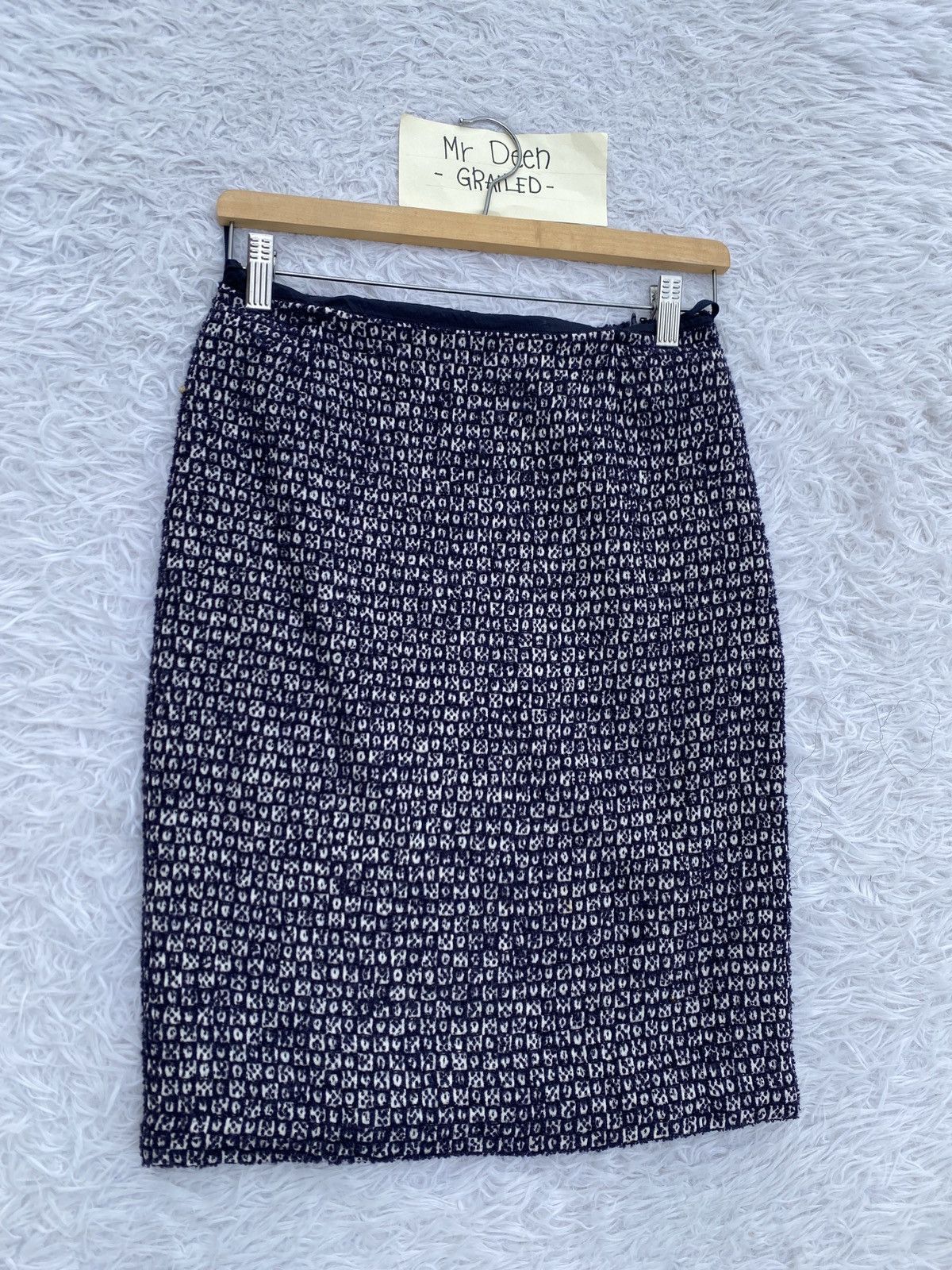 Jil Sander Rare Vintage JIL SANDER Knitted Skirt Size 27" / US 4 / IT 40 - 2 Thumbnail