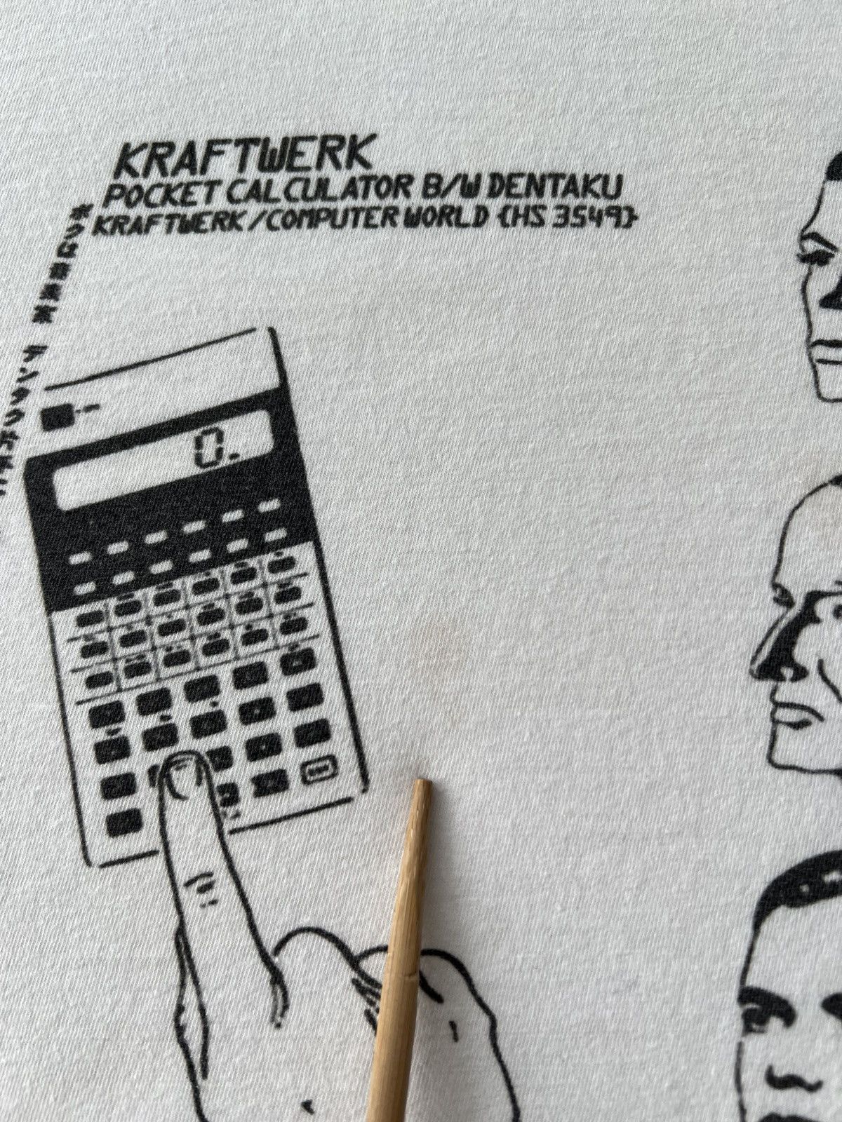 Band Tees Kraftwerk Pocket Calculator Techno Electronic Band T-shirt Size US XL / EU 56 / 4 - 5 Thumbnail