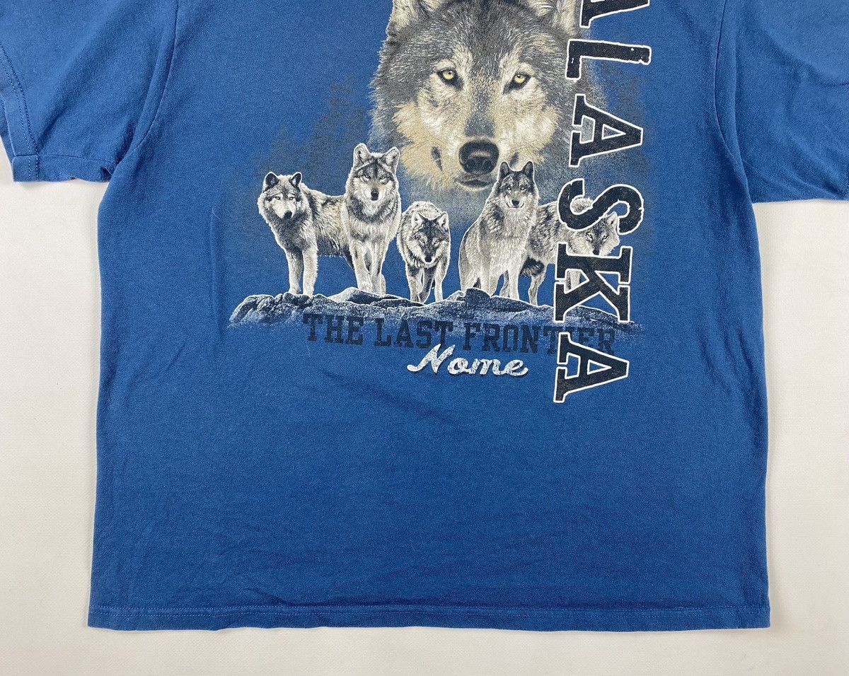 Other Vintage Wolf Nature Tee Alaska Size US XL / EU 56 / 4 - 4 Thumbnail