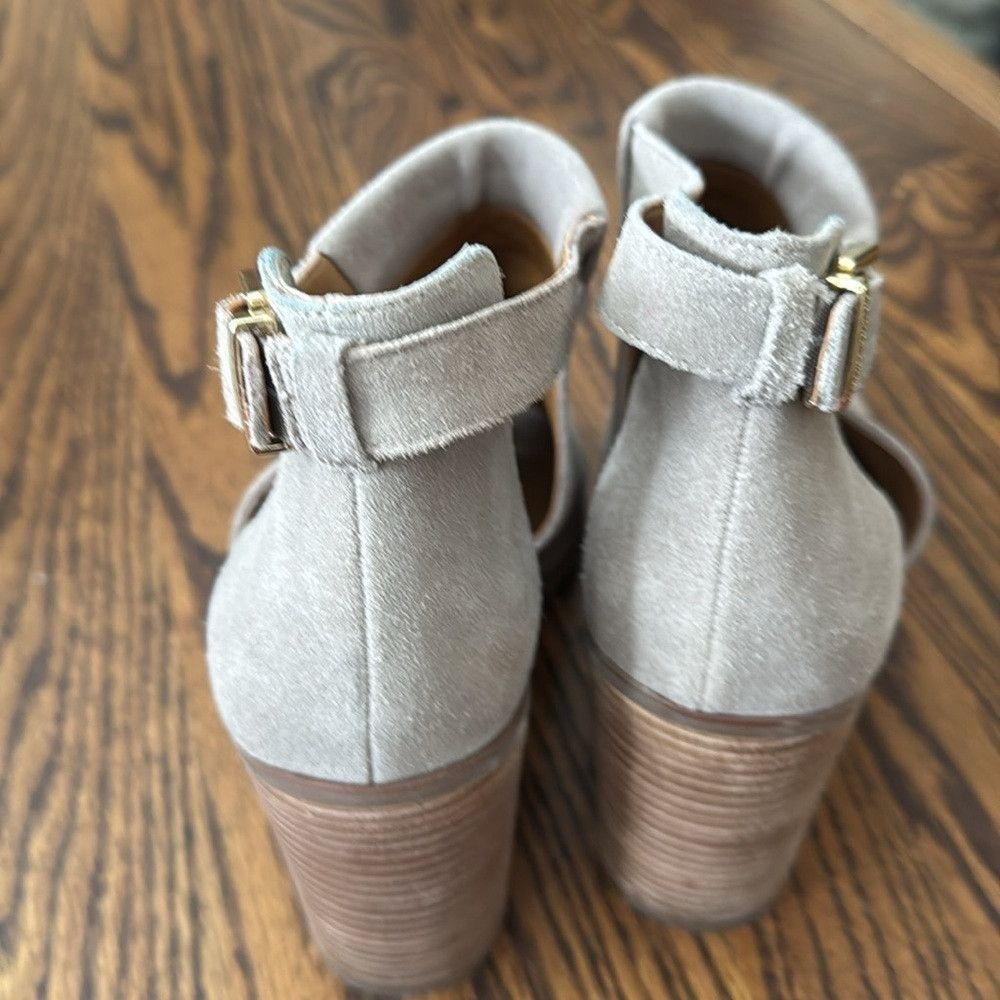 Other Arturo Chiang ‘Cordeliah' Split Shaft Peep Toe Suede Bootie Size US 9 / IT 39 - 5 Thumbnail