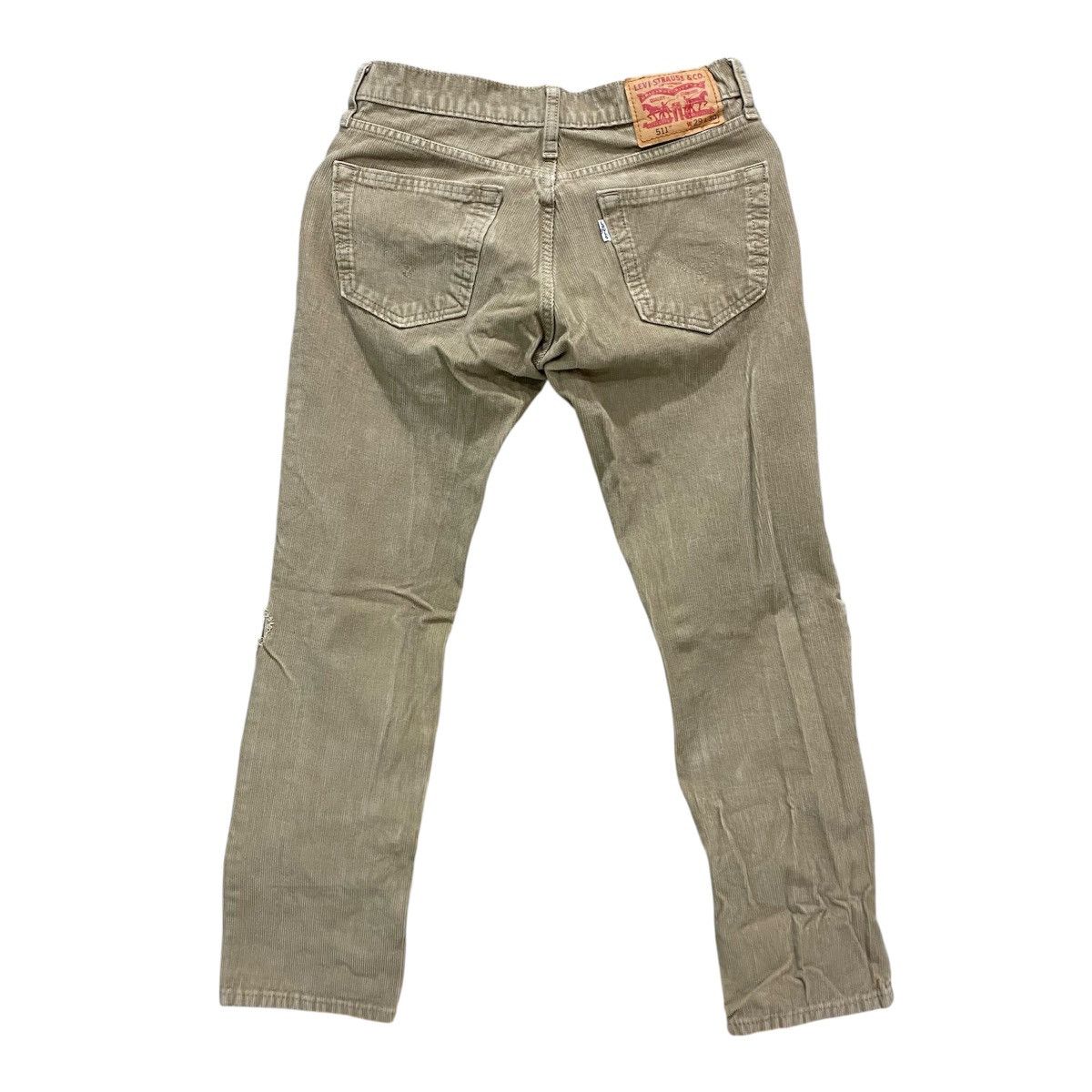 Levi's Levis 511 2018 Corduroy Pants Beige Size US 29 - 2 Thumbnail