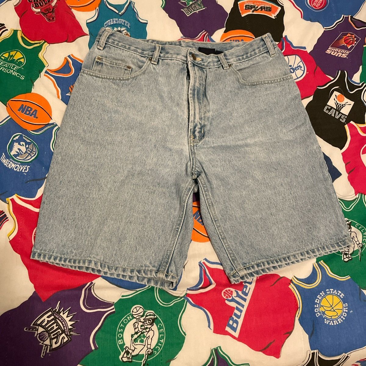 Levi's × Route 66 × Vintage Vintage Y2K Route 66 Denim Jean Shorts Mens 34 Size US 34 / EU 50 - 2 Thumbnail