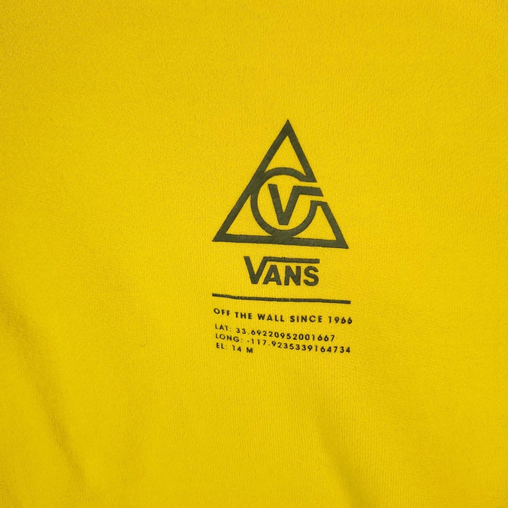 Vans VANS Mens Hoodie Pullover Sweatshirt Size Small Yellow Casual All Seasons Logo Modern Size US S / EU 44-46 / 1 - 2 Thumbnail