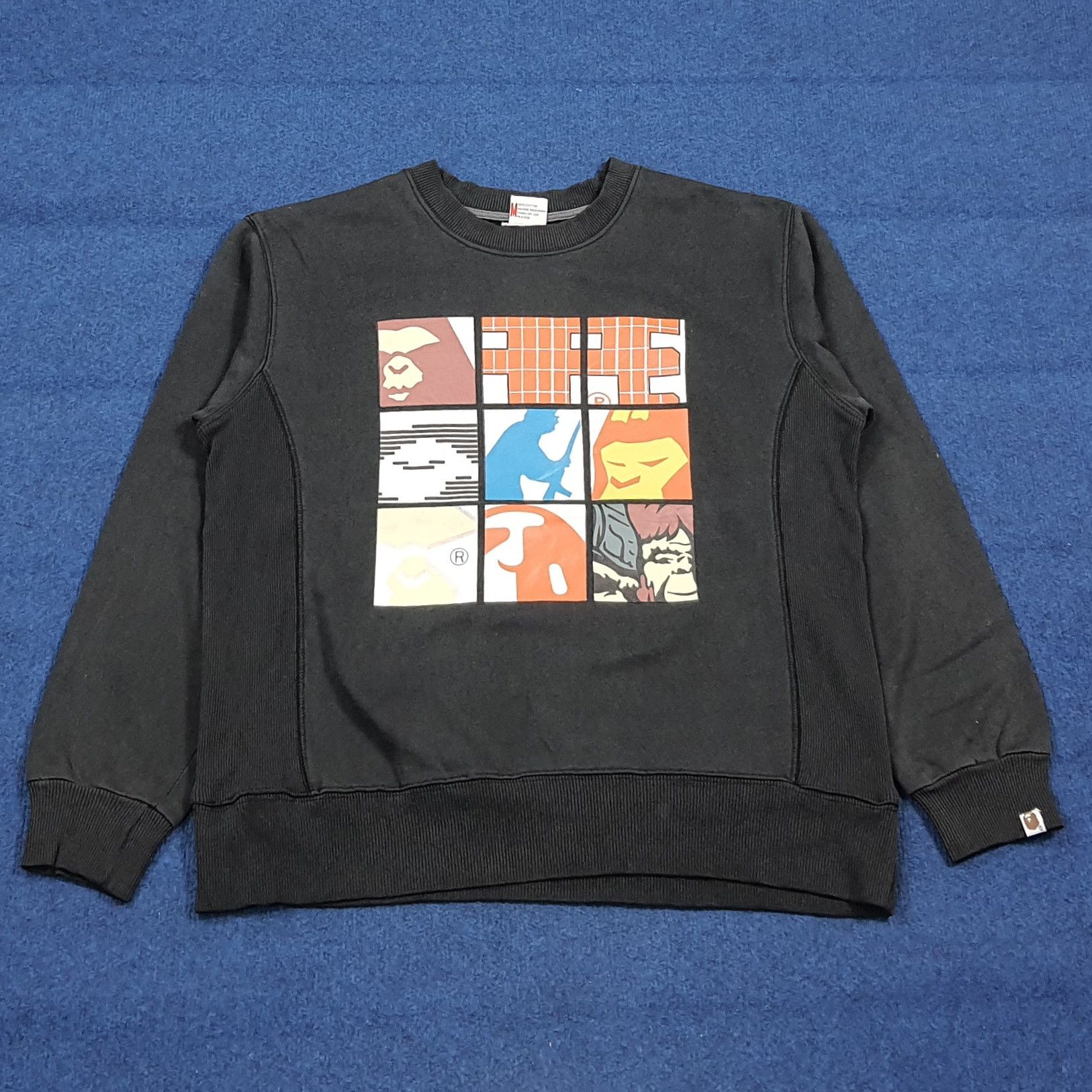 Vintage Vintage BAPE Sweatshirt A Bathing Ape Multi Logo C292N4 Size US M / EU 48-50 / 2 - 1 Thumbnail