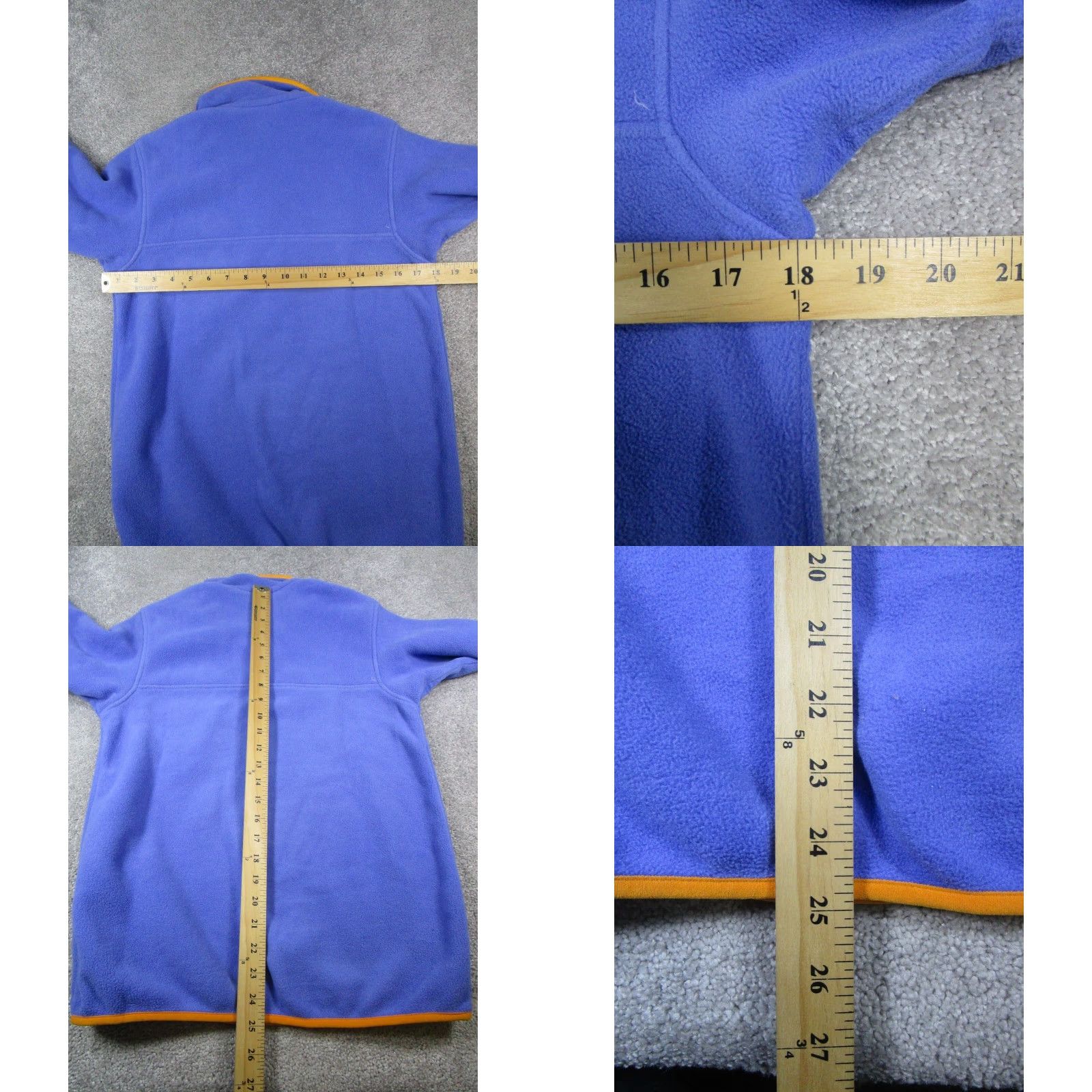Patagonia Patagonia Synchilla Snap-T Sweater Womens XS Blue Yellow Hiking Fleece Size M / US 6-8 / IT 42-44 - 8 Thumbnail