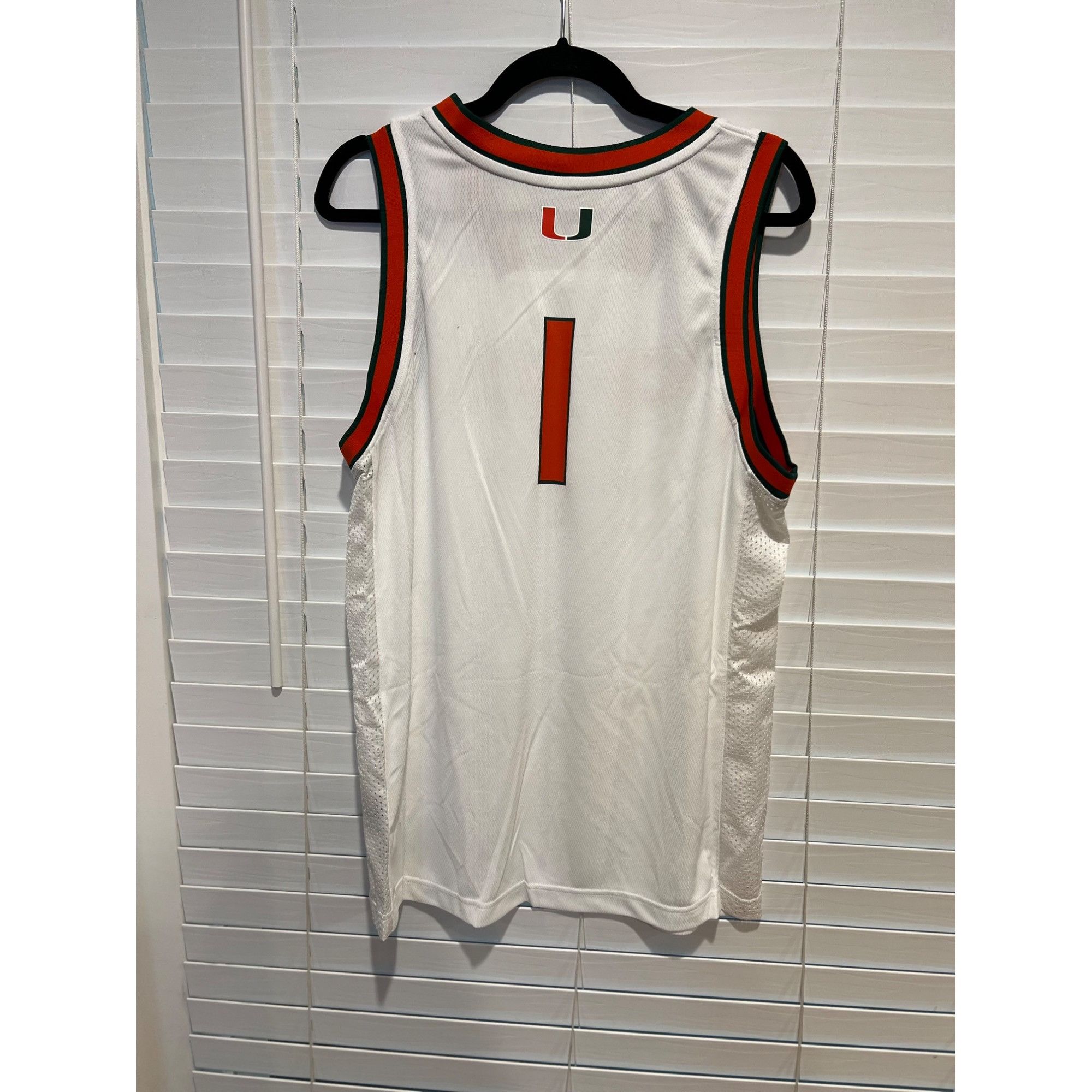 Adidas Adidas Miami Hurricanes Swingman Jersey - NWT - Size M Size US M / EU 48-50 / 2 - 4 Thumbnail