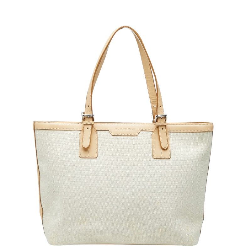 Burberry Burberry Nova Check Canvas Leather Tote Bag Textile Tote Bag DUTY FREE for USA
