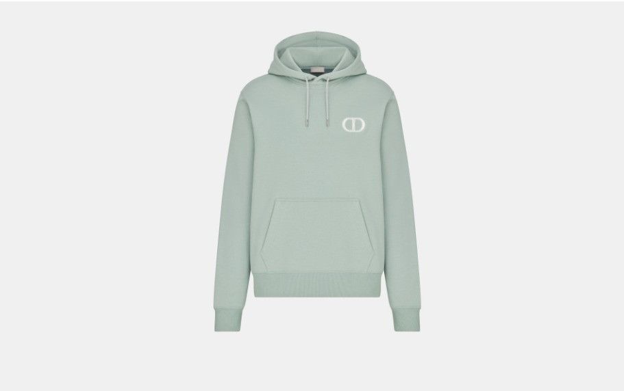 o1w1db10324 CD Icon Hooded Sweatshirts in Green