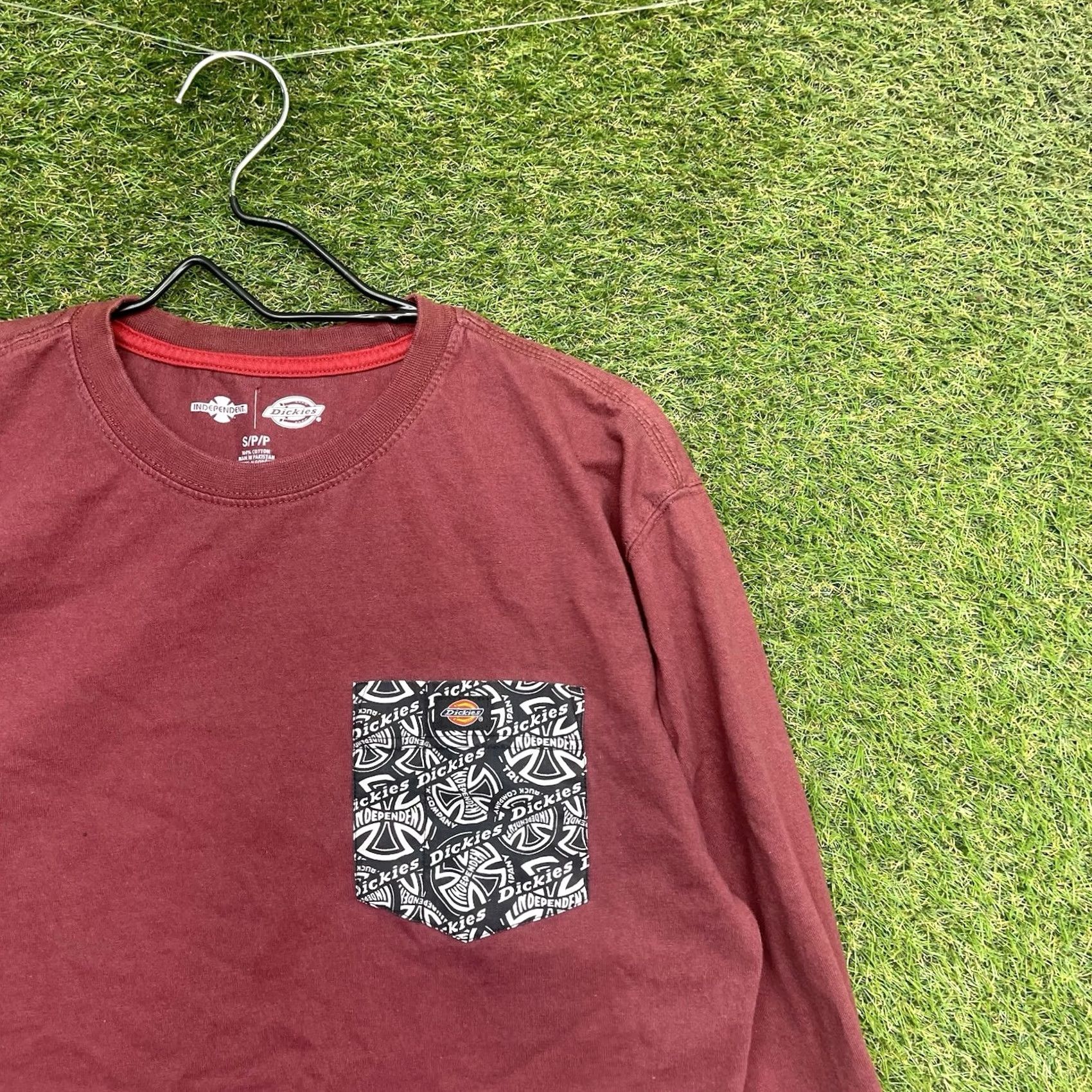 Dickies Dickies Independent Shirt Mens Small Long Sleeve Paisley Pocket Work y2k Collab Size US S / EU 44-46 / 1 - 3 Thumbnail