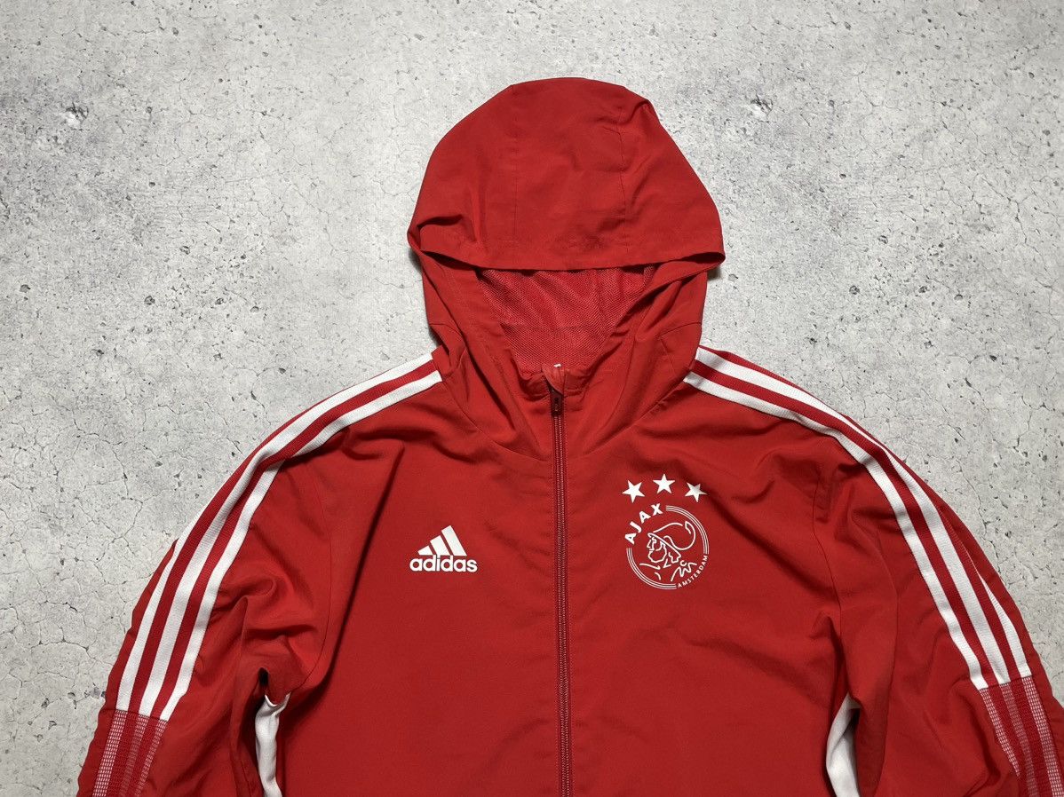 Adidas Vintage Football Jacket Windbreaker Adidas Ajax Amsterdam Size US M / EU 48-50 / 2 - 6 Thumbnail