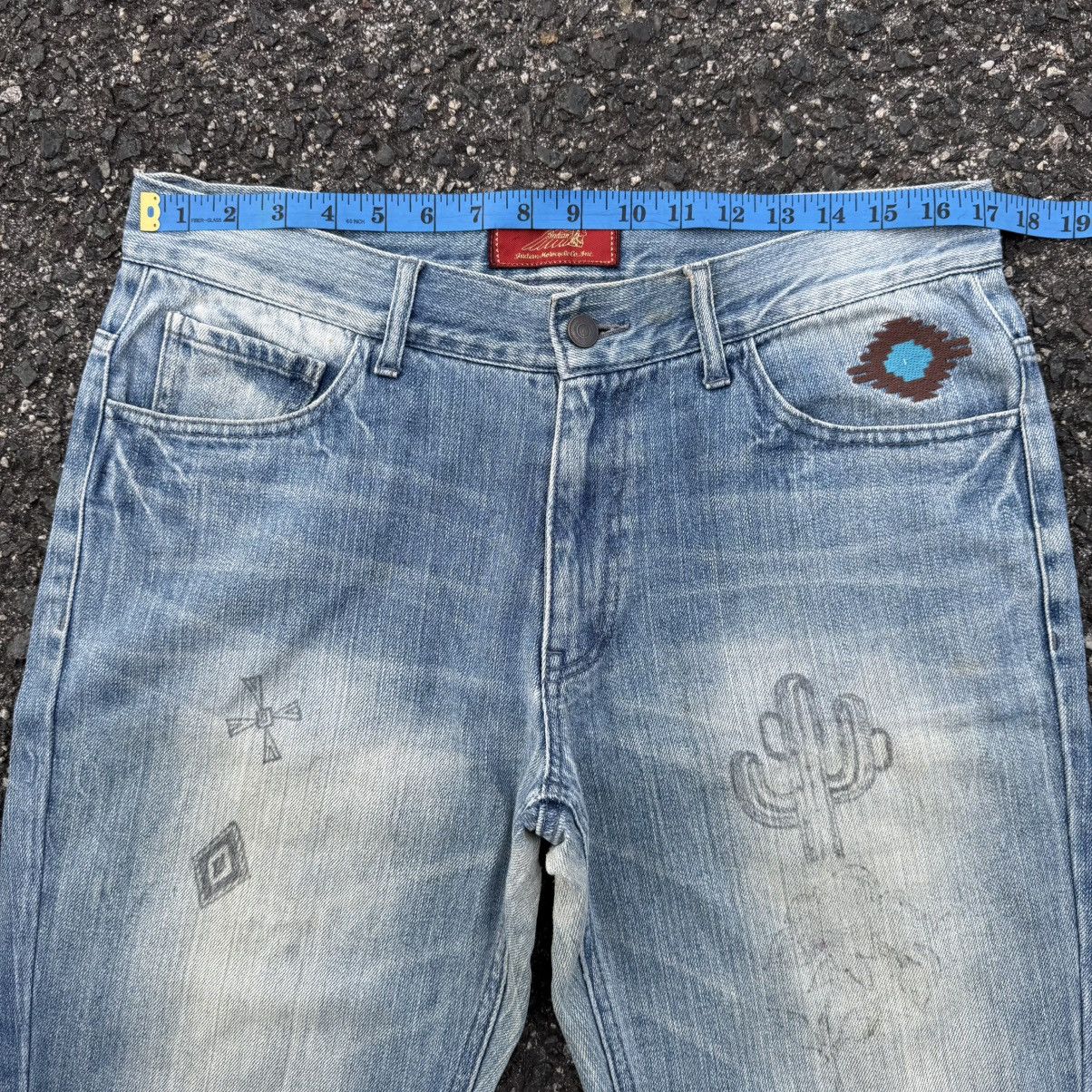 Indian Motorcycle Indian motorcyle jean denim Light wash faded pants Size US 34 / EU 50 - 6 Thumbnail