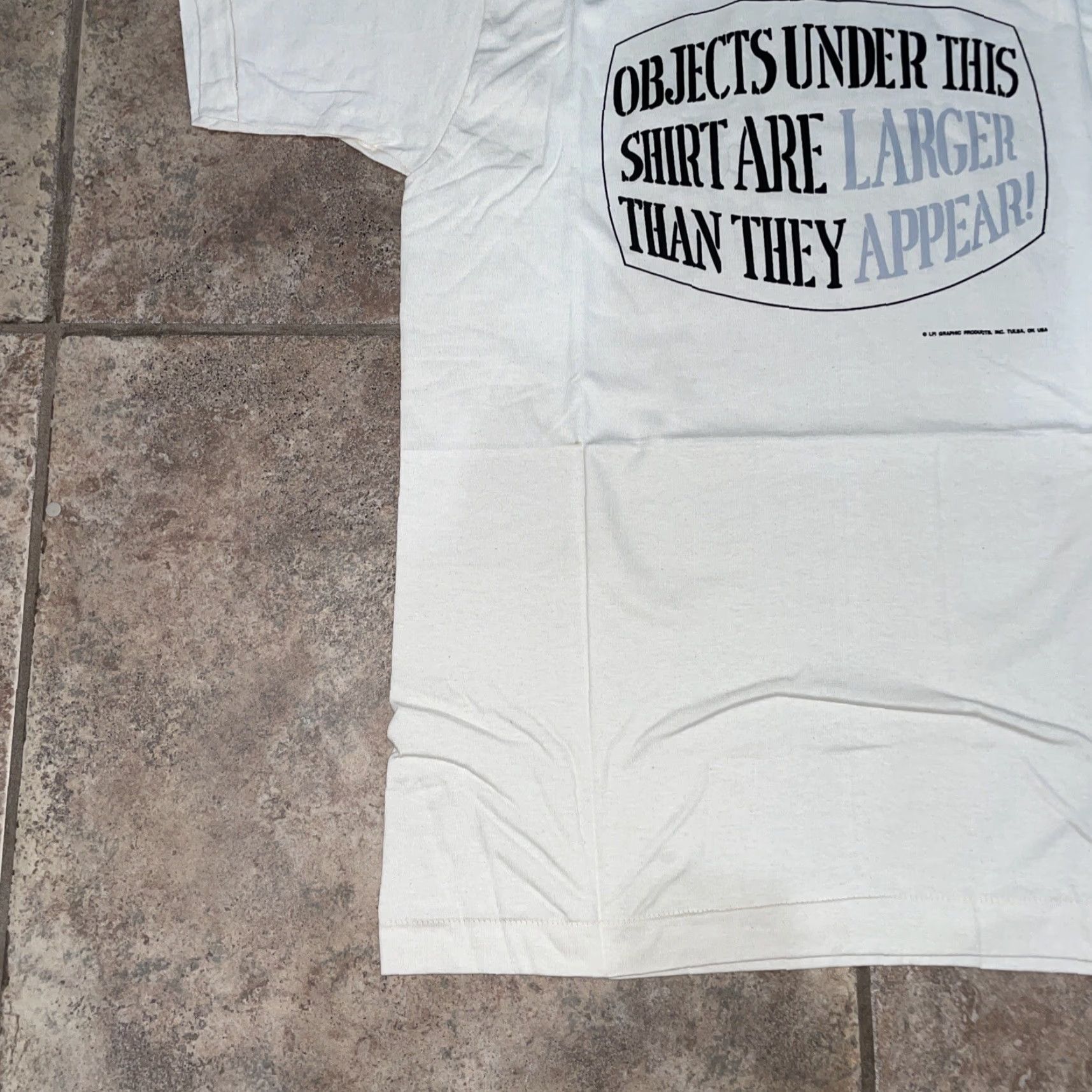 Fruit Of The Loom VTG Fruit of the Loom T-Shirt Mens Size M 100% Cotton Tan Graphic Tee Stitch Brown Graphic Tee Men Size US M / EU 48-50 / 2 - 3 Thumbnail