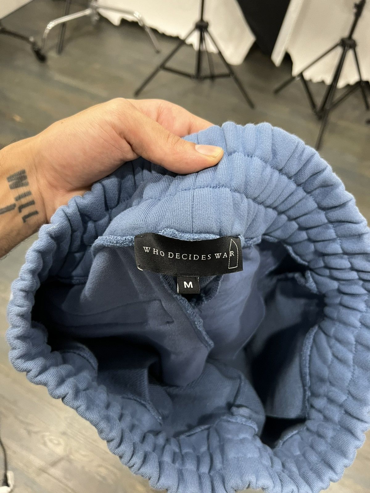 Who Decides War Blue flame sweat shorts Size US 30 / EU 46 - 3 Thumbnail