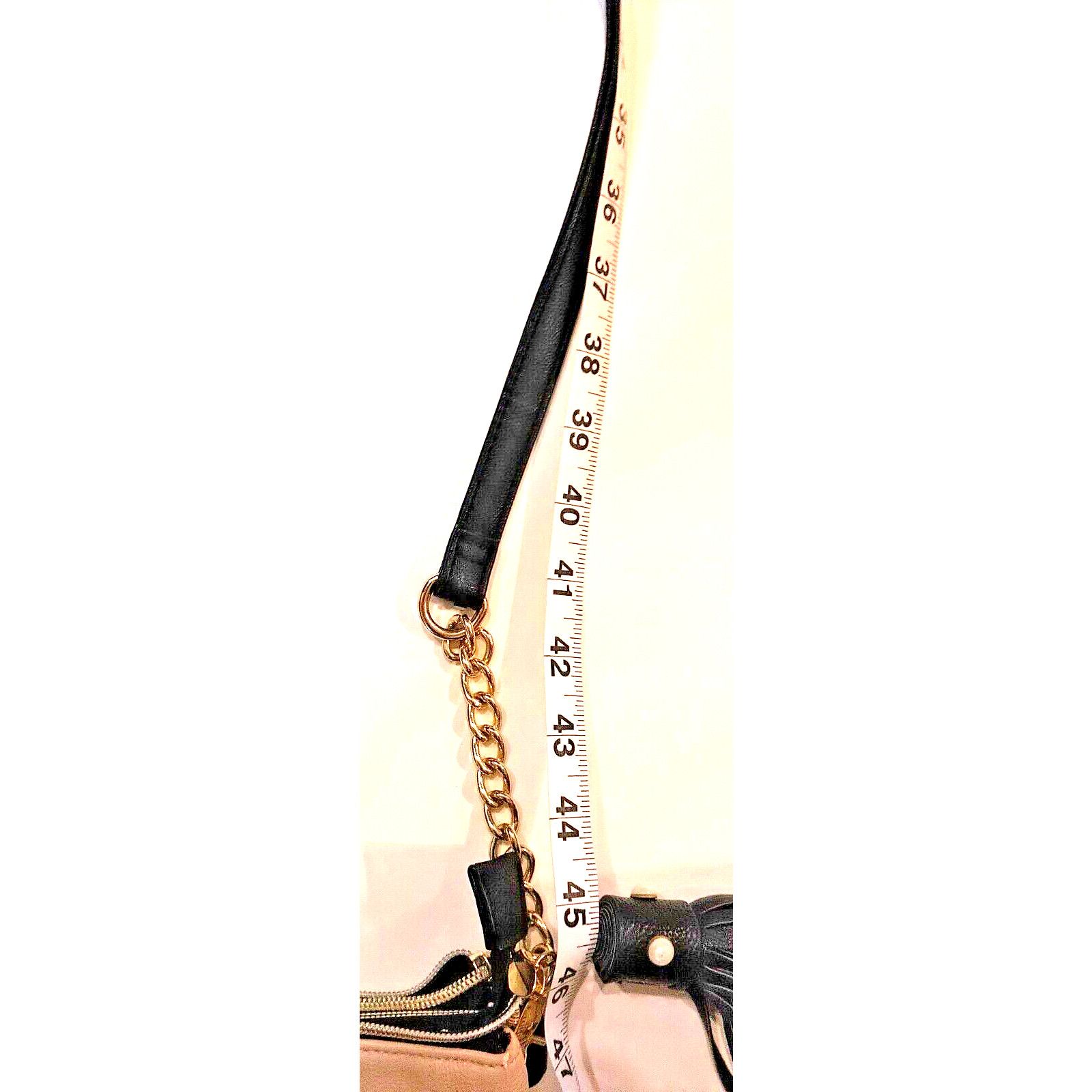 Betsey Johnson Betsey Johnson Women's Crossbdy Beige White Two Tone Leather Size ONE SIZE - 13 Thumbnail