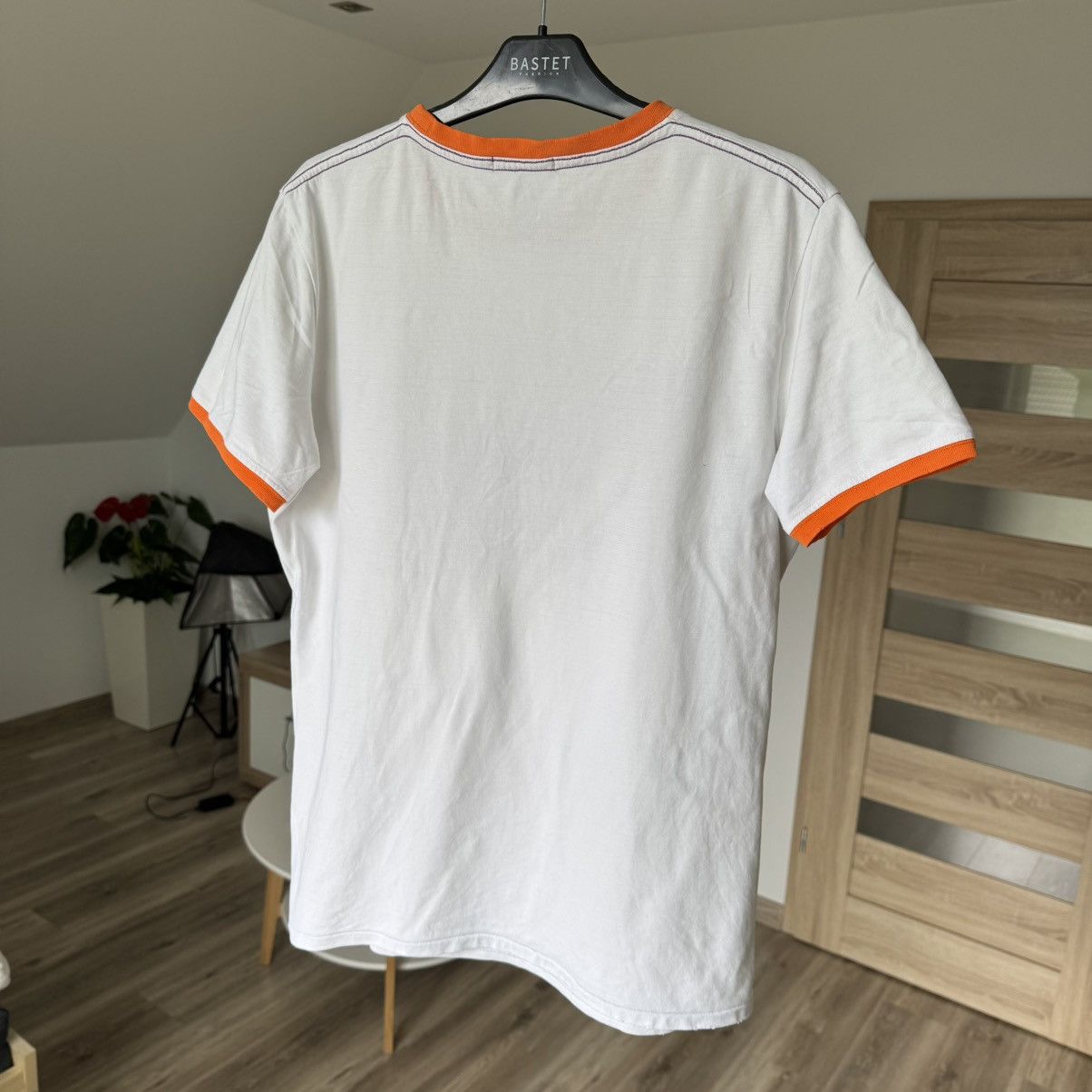 Dsquared2 × Japanese Brand Dsquared2 Logo Y2K Ringer T-shirt 00s Dean&Dan White XL Size US XL / EU 56 / 4 - 10 Thumbnail