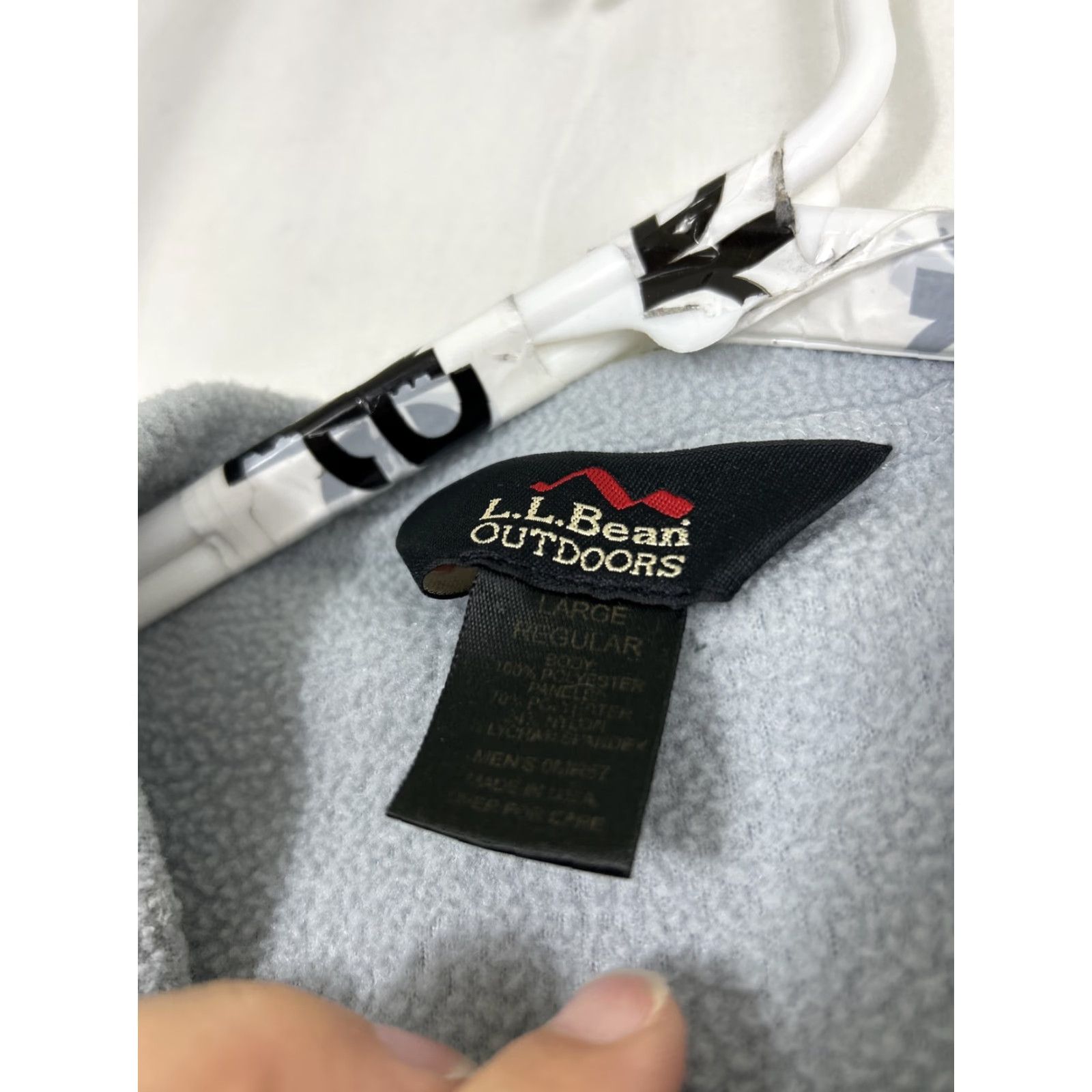 Vintage VINTAGE L.L. Bean Mens Jacket Windbreaker Adult L Blue USA Fleece Zip Up Size US L / EU 52-54 / 3 - 7 Thumbnail