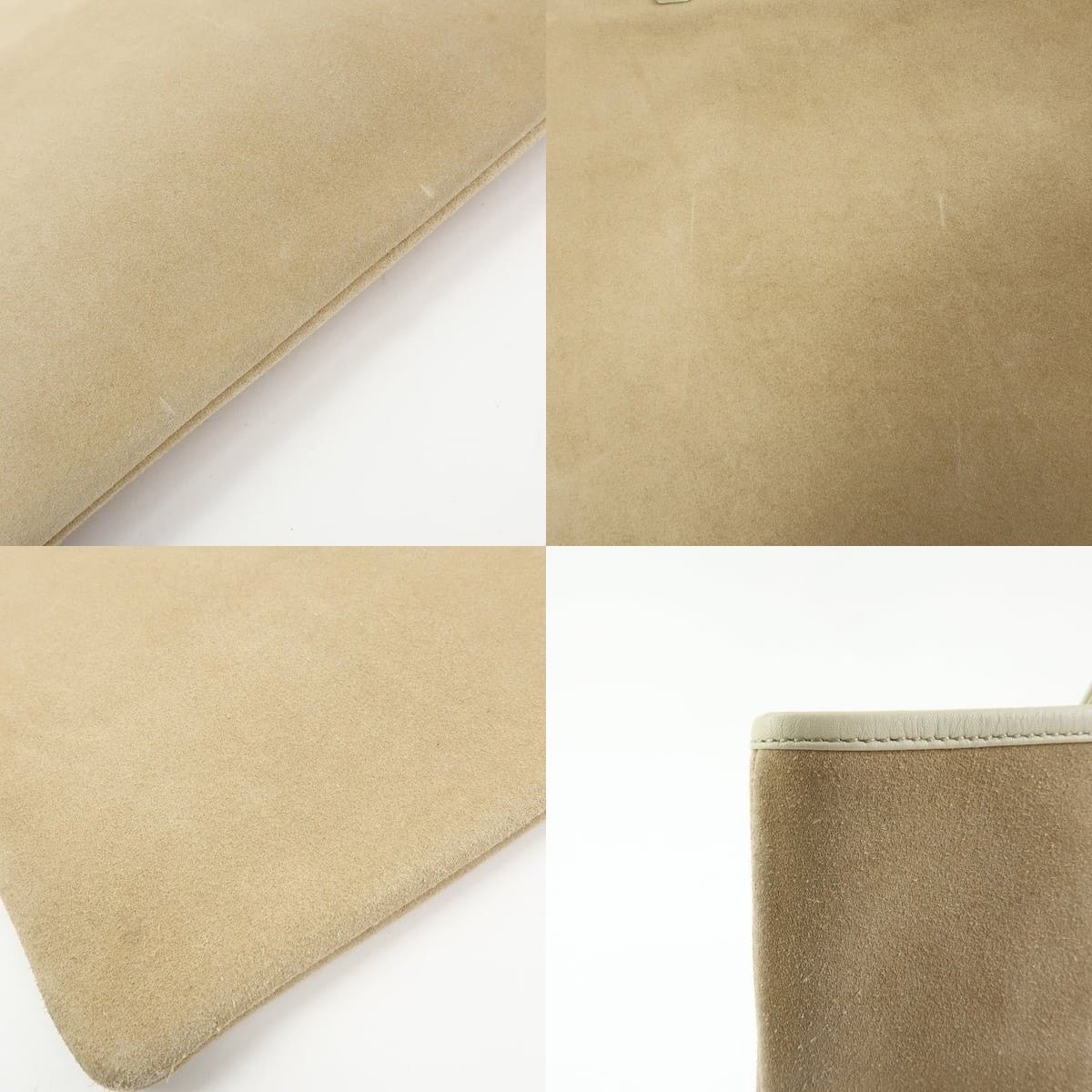 Loewe Loewe Anagram Suede Tote Tan Size ONE SIZE - 6 Thumbnail